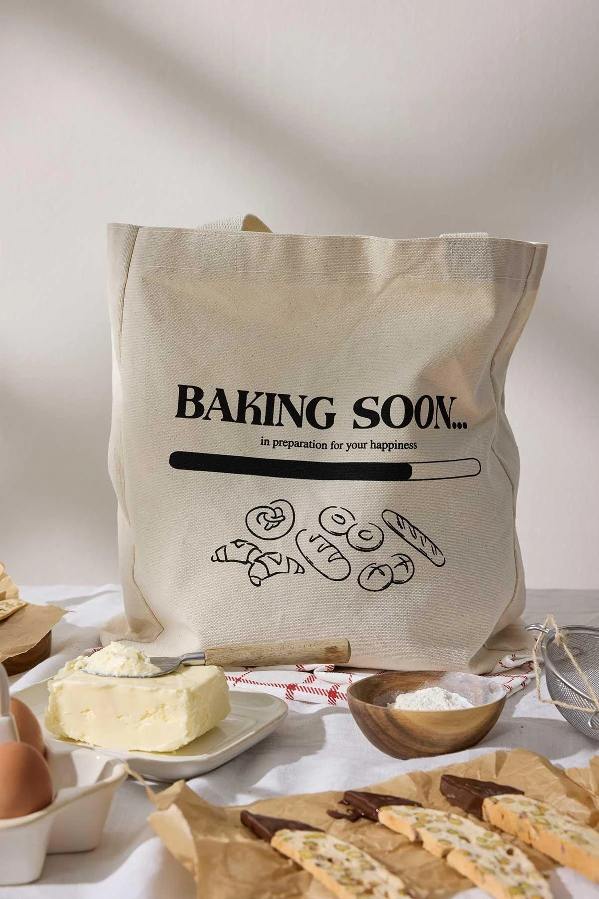 PRINTED BELLOWED CLOTH BAG BAKING PRINTED BELLOWED CLOTH BAG BAKING