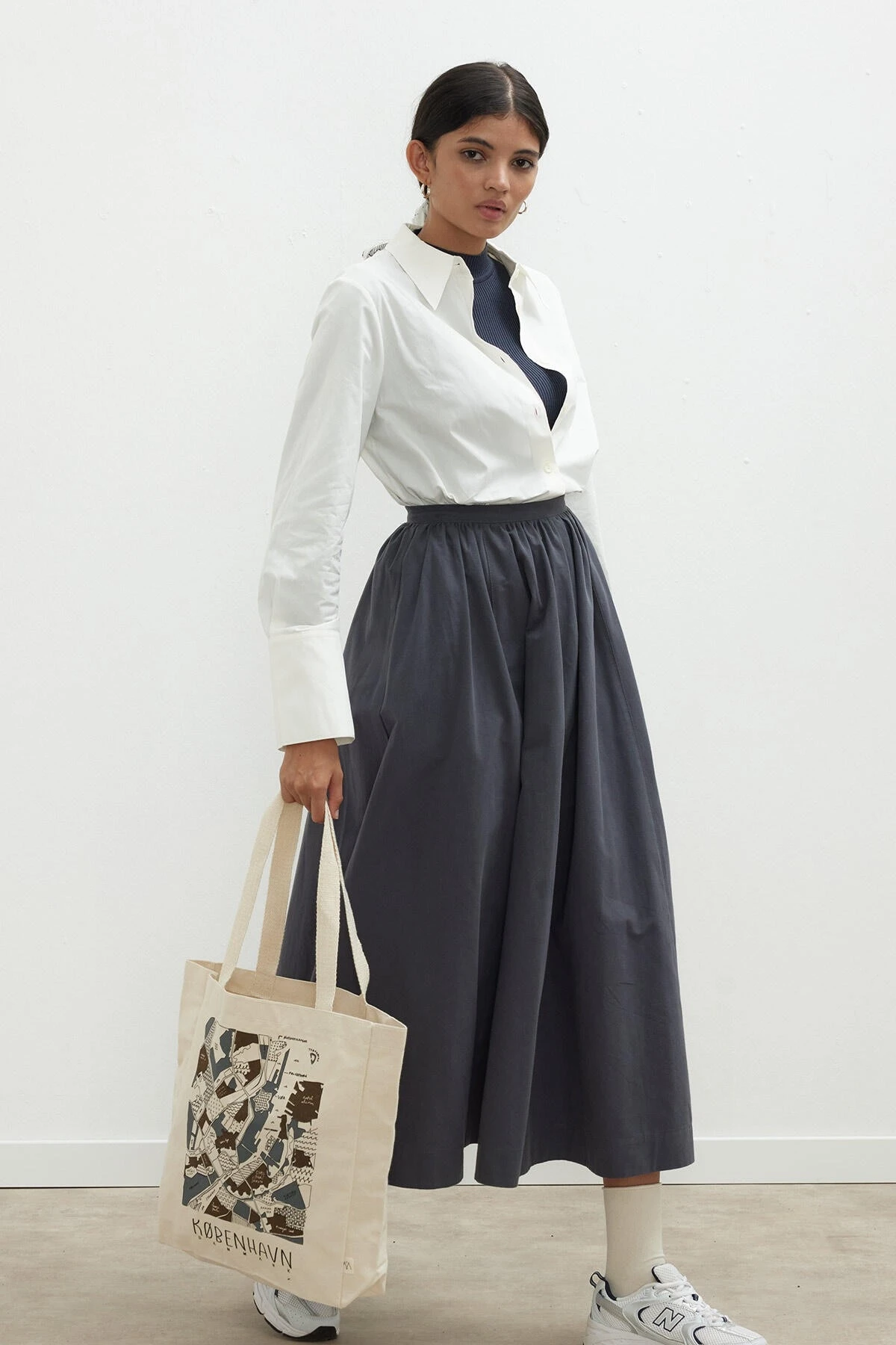 PRINTED BELLOWED CLOTH BAG KOPENHAG PRINTED BELLOWED CLOTH BAG KOPENHAG