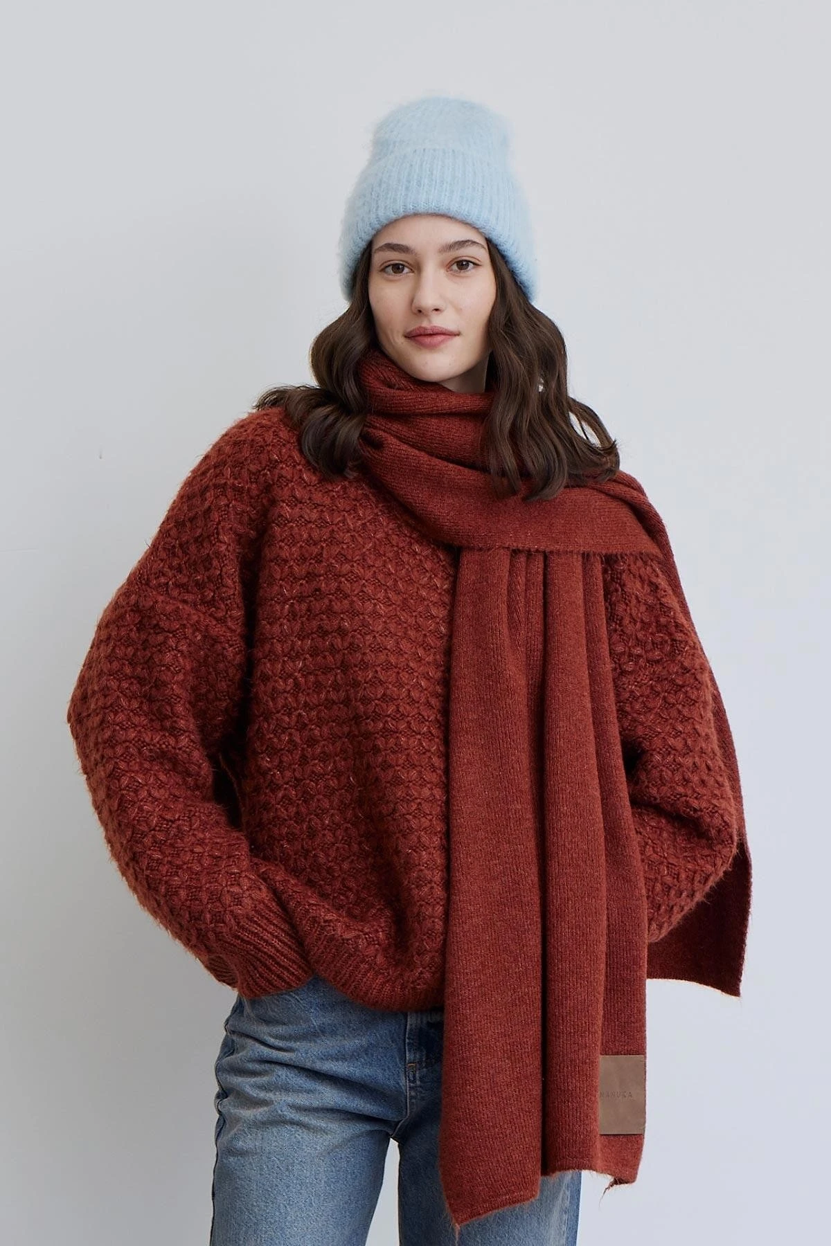 COZY YUMUŞAK DOKULU ATKI KİREMİT COZY YUMUŞAK DOKULU ATKI KİREMİT