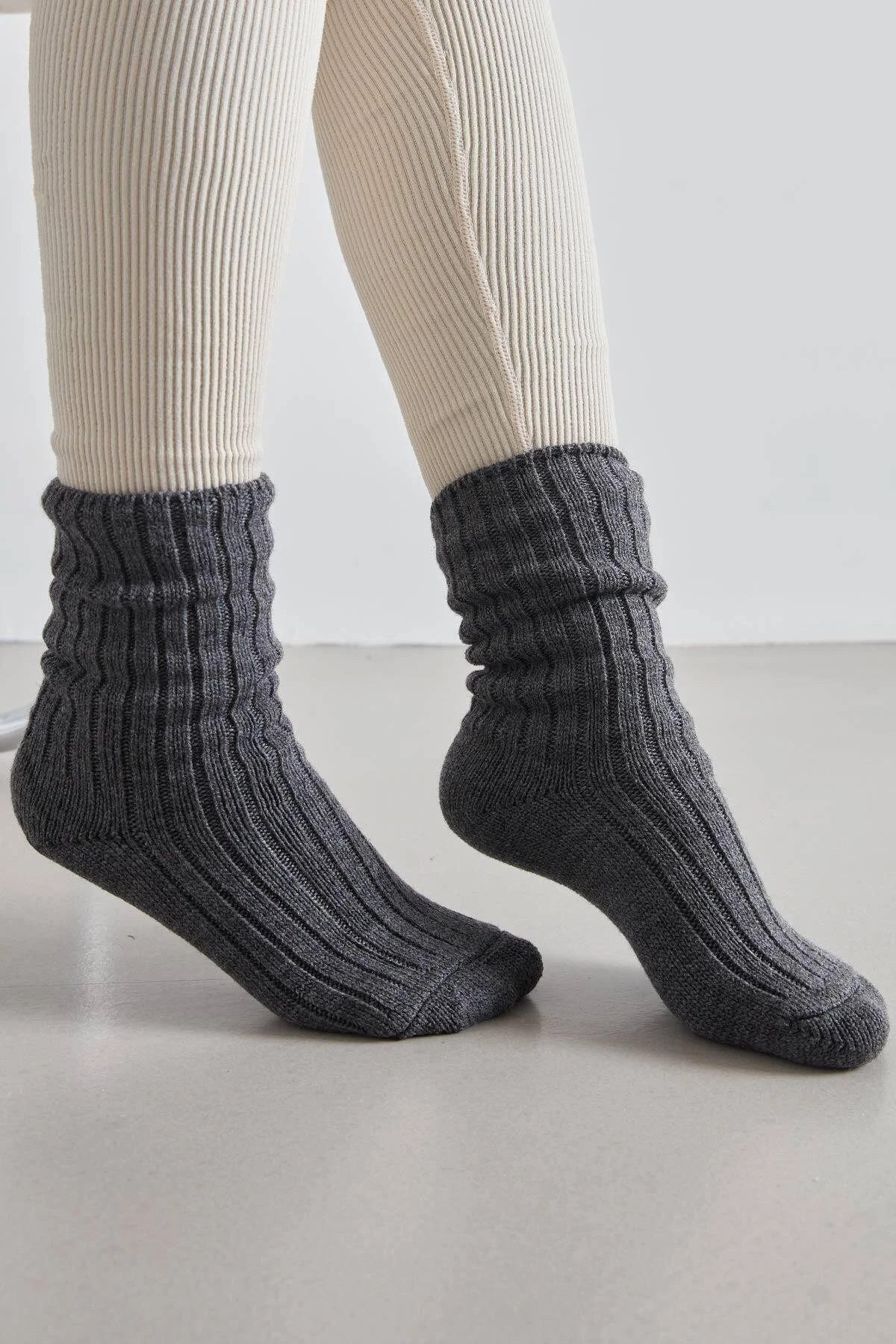 THICK WINTER SOCKS ANTHRACITE THICK WINTER SOCKS ANTHRACITE