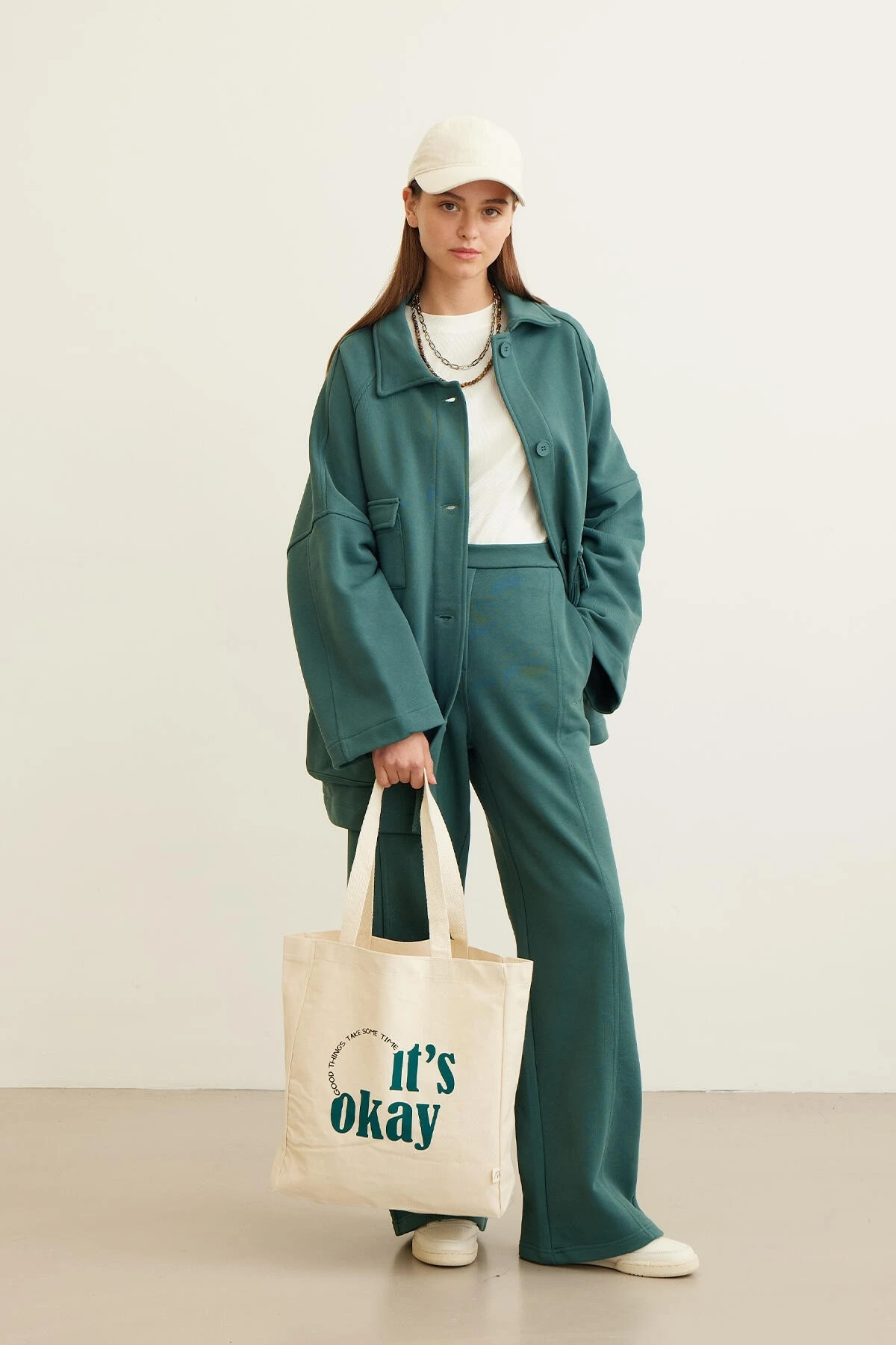 PRINTED BELLOWED CLOTH BAG IT IS OK PRINTED BELLOWED CLOTH BAG IT IS OK