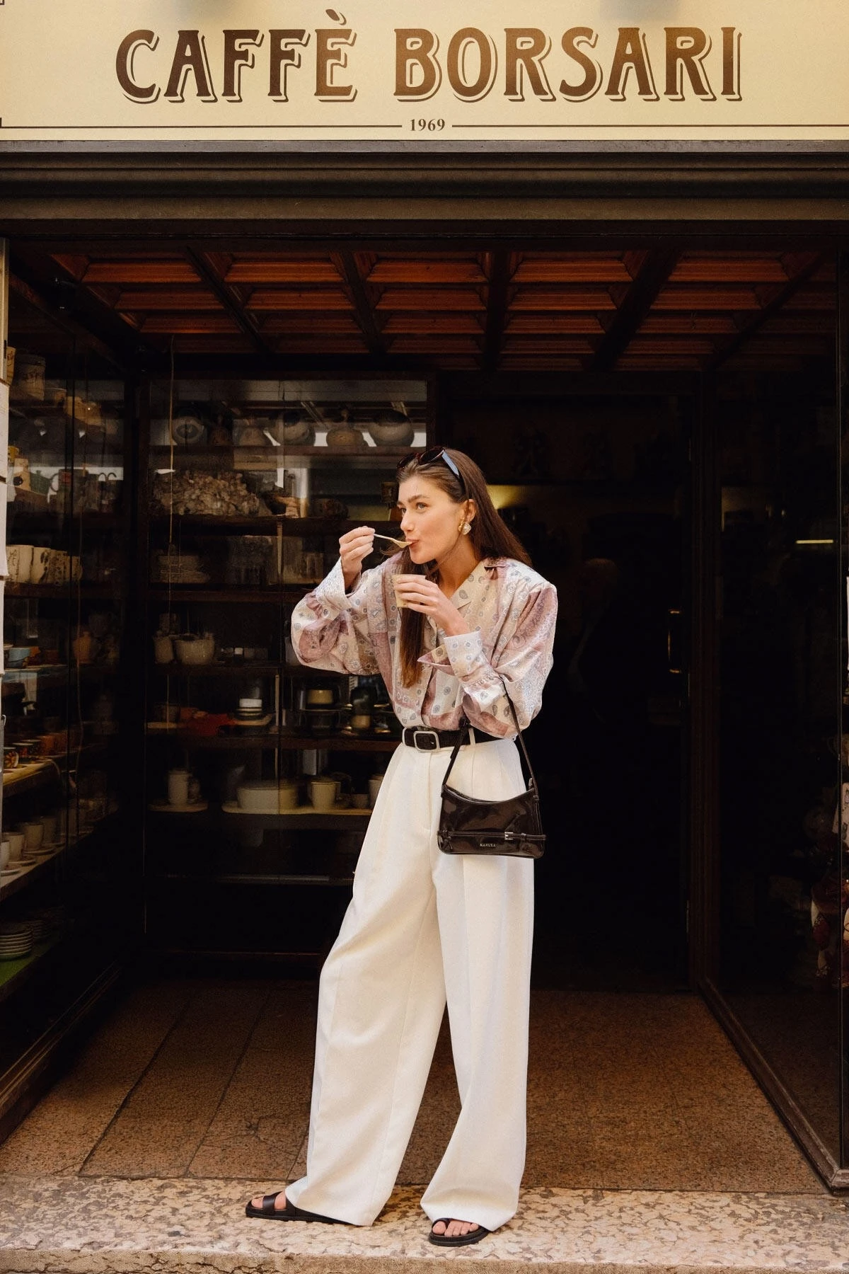 PİLE DETAYLI PALAZZO PANTOLON BEYAZ PİLE DETAYLI PALAZZO PANTOLON BEYAZ