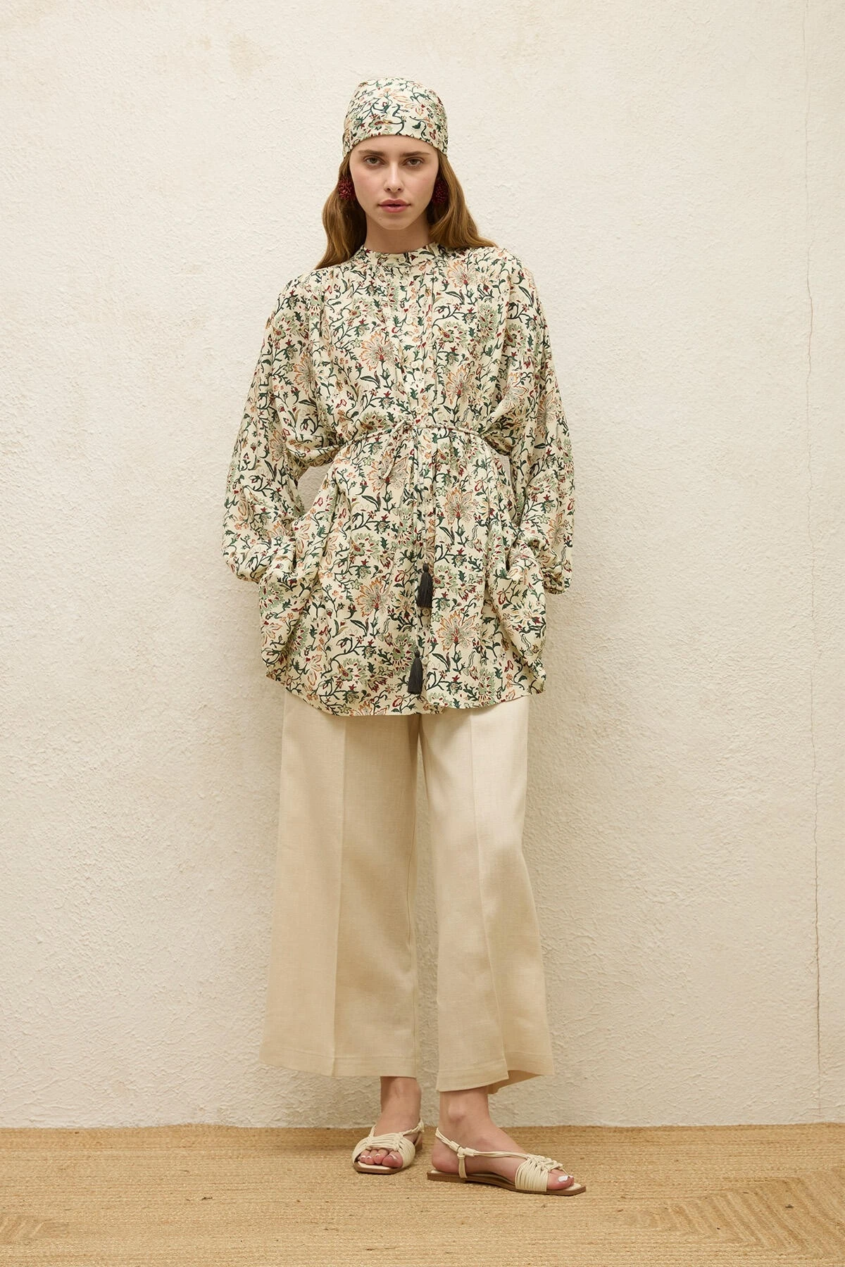 VISCOSE PATTERNED TUNIC IRA