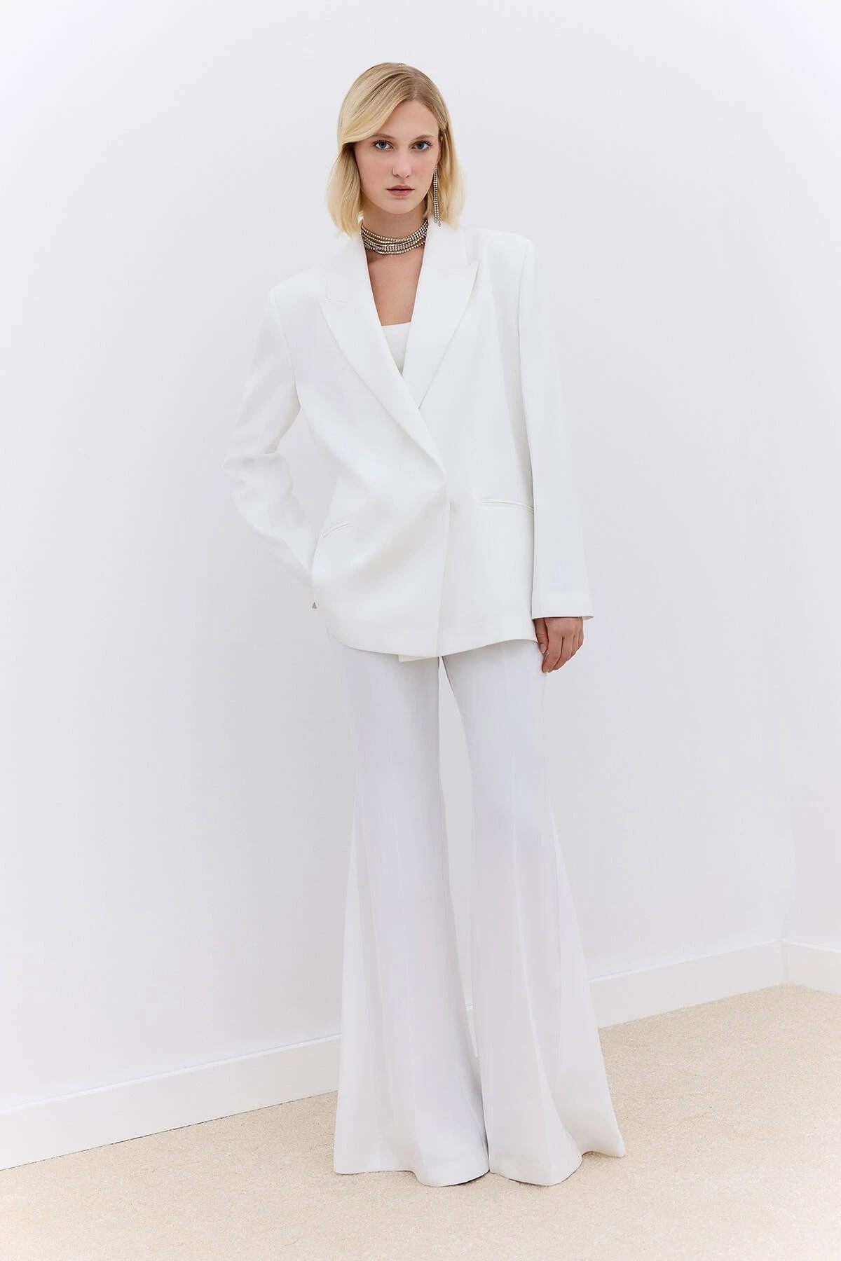 VIKTORIA TROUSERS ECRU VIKTORIA TROUSERS ECRU