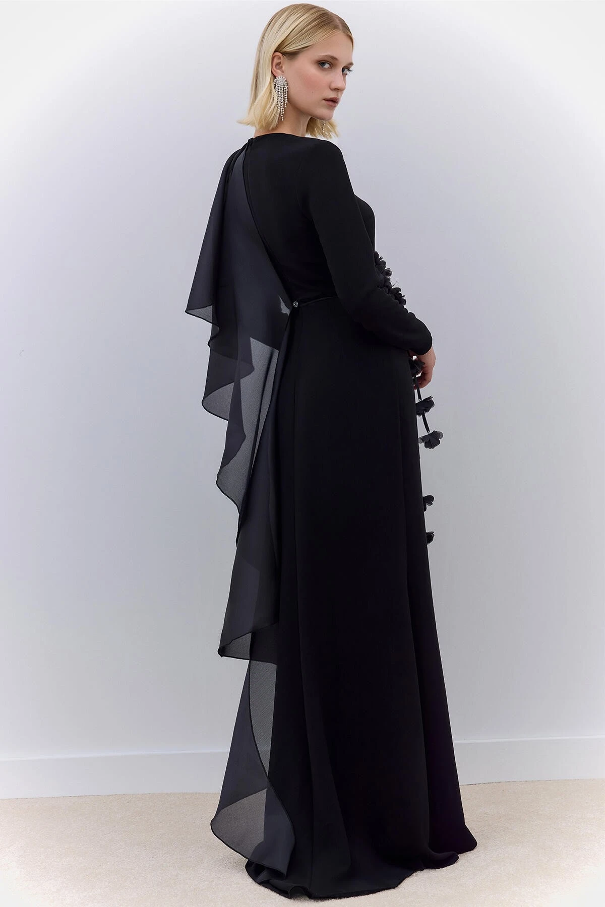 LAURA ABİYE ELBİSE SİYAH