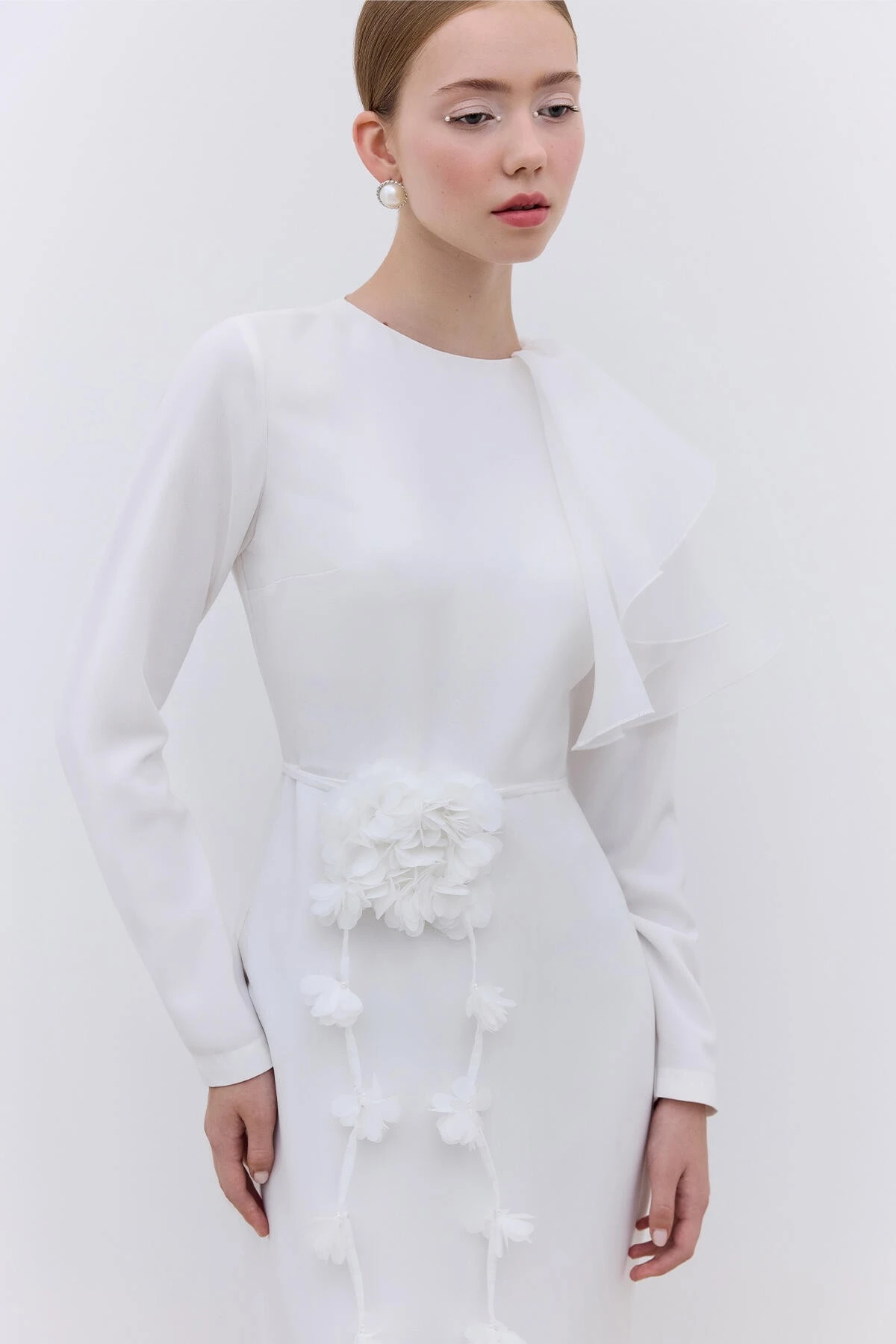 LAURA ABİYE ELBİSE EKRU