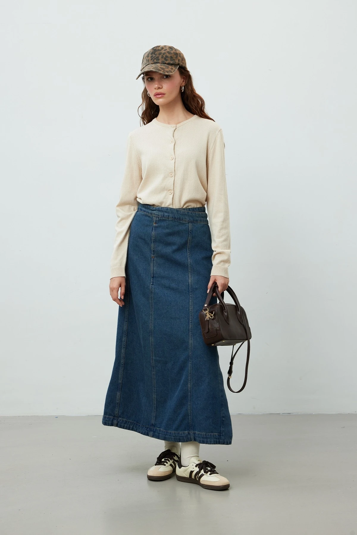 ANVELOP DENİM ETEK MAVİ ANVELOP DENİM ETEK MAVİ