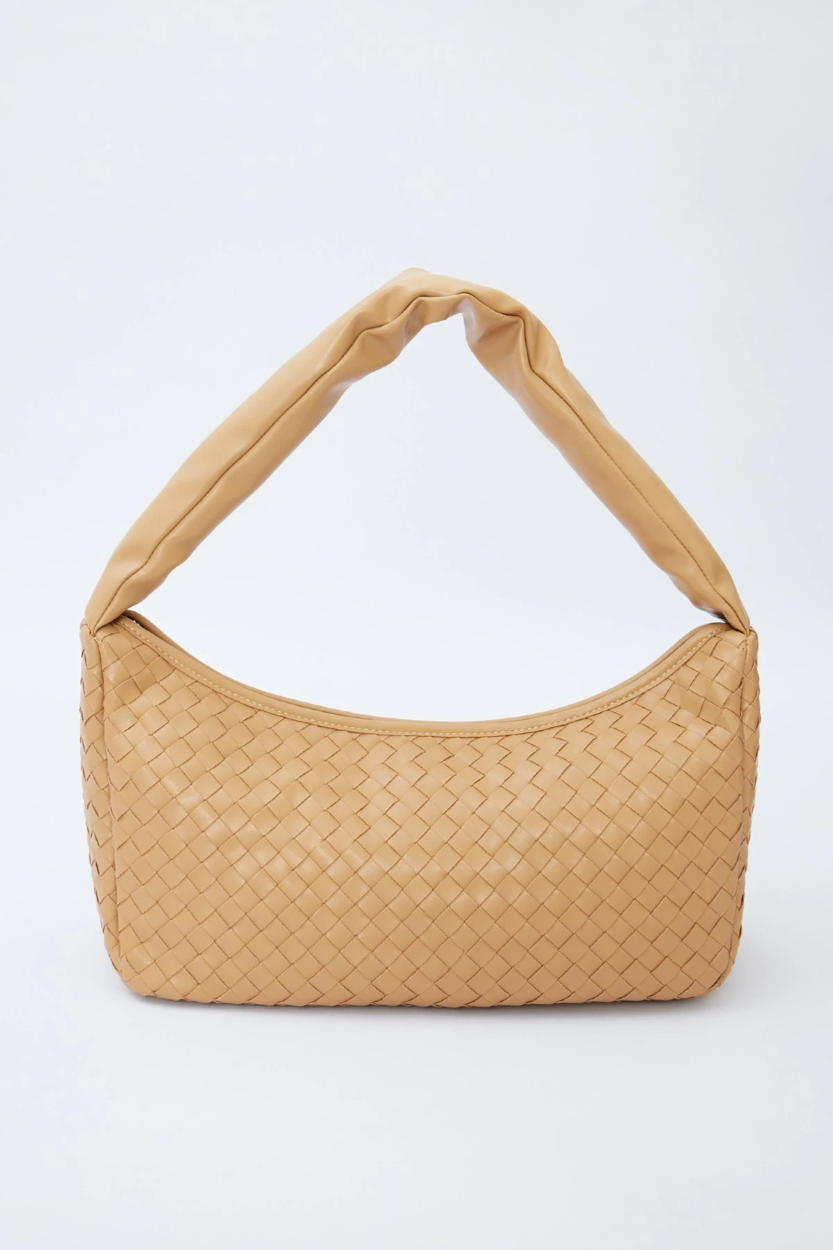 FRANCES ÖRGÜ OVAL ÇANTA SÜTLÜ KAHVE