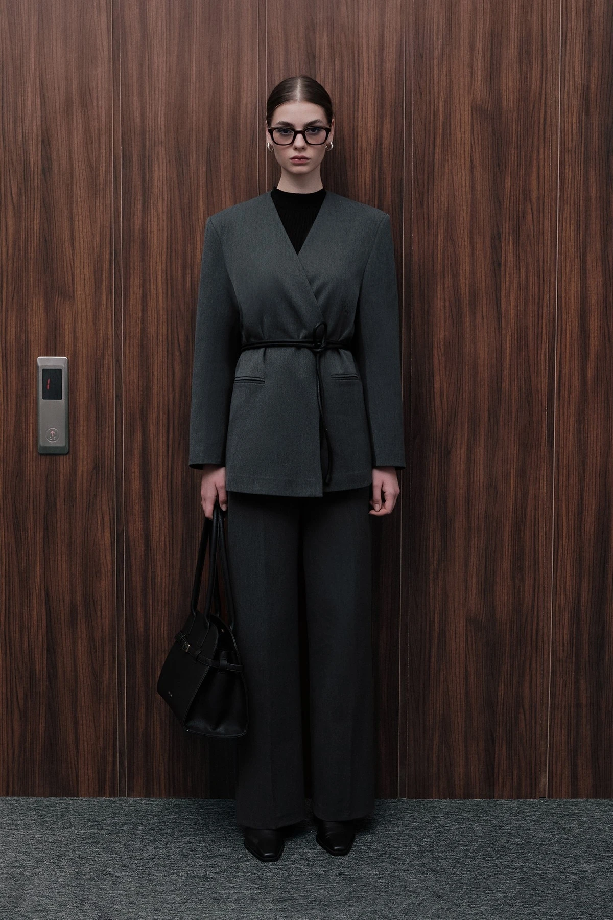 NEW CLASSICAL TROUSERS ANTHRACITE