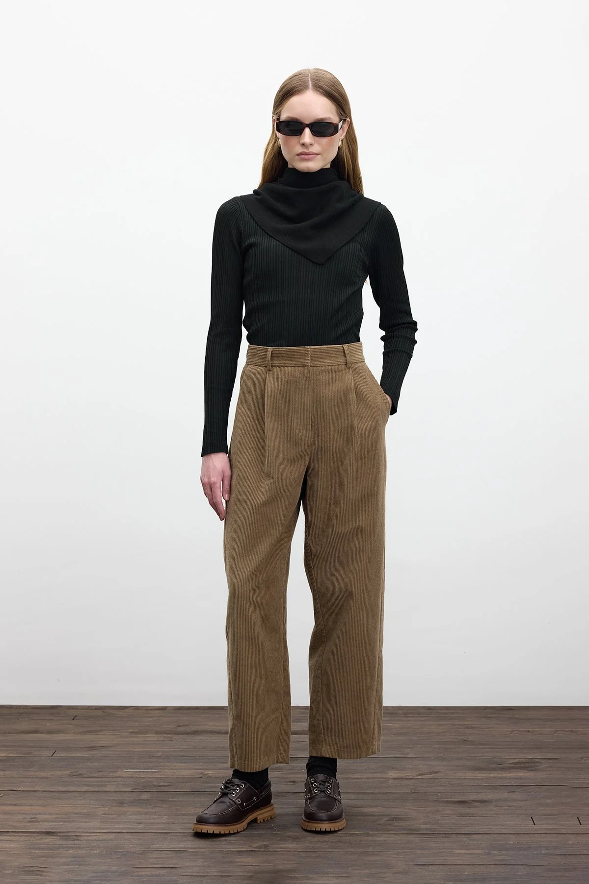 FİTİLLİ KADİFE BAGGY PANTOLON CAMEL FİTİLLİ KADİFE BAGGY PANTOLON CAMEL
