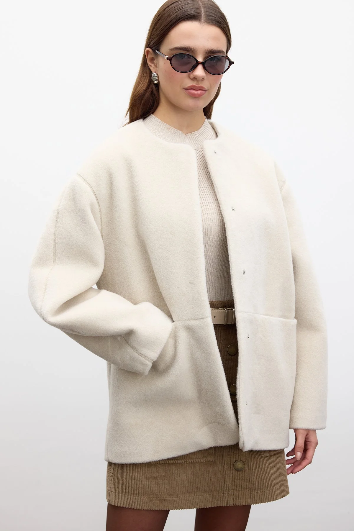 POCKET CACHET COAT BEIGE POCKET CACHET COAT BEIGE
