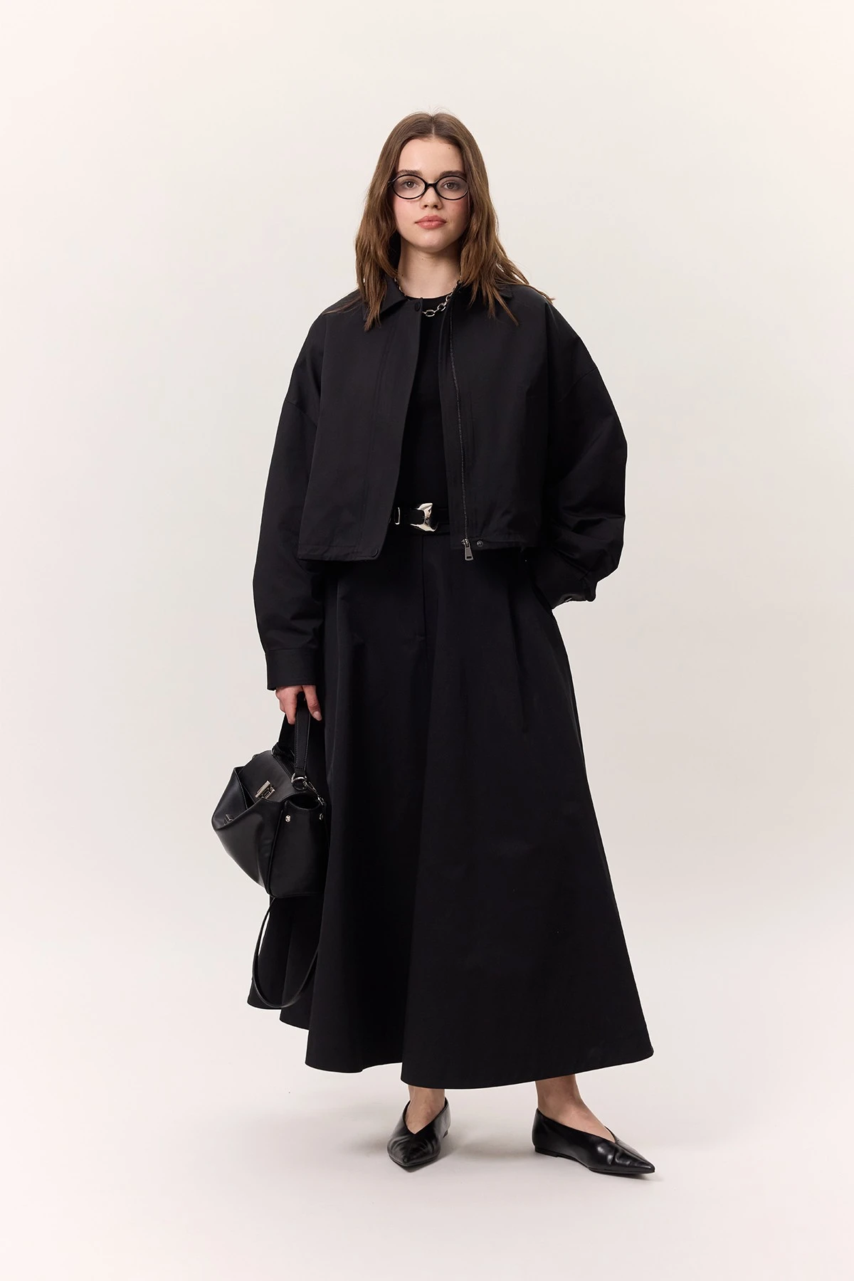 PREMIUM ZIPPERED JACKET BLACK