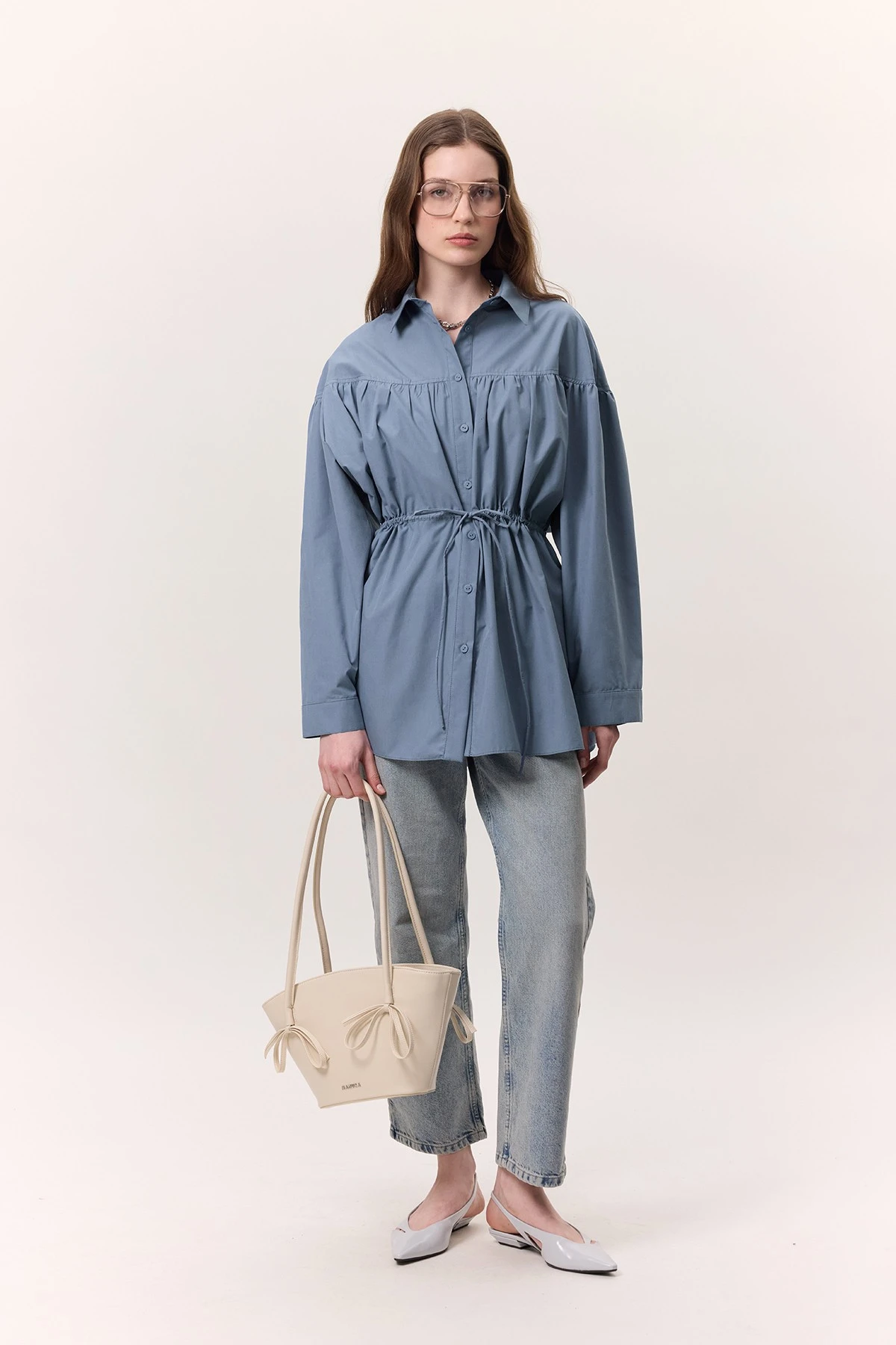 DRESSING DETAIL TUNIC INDIGO