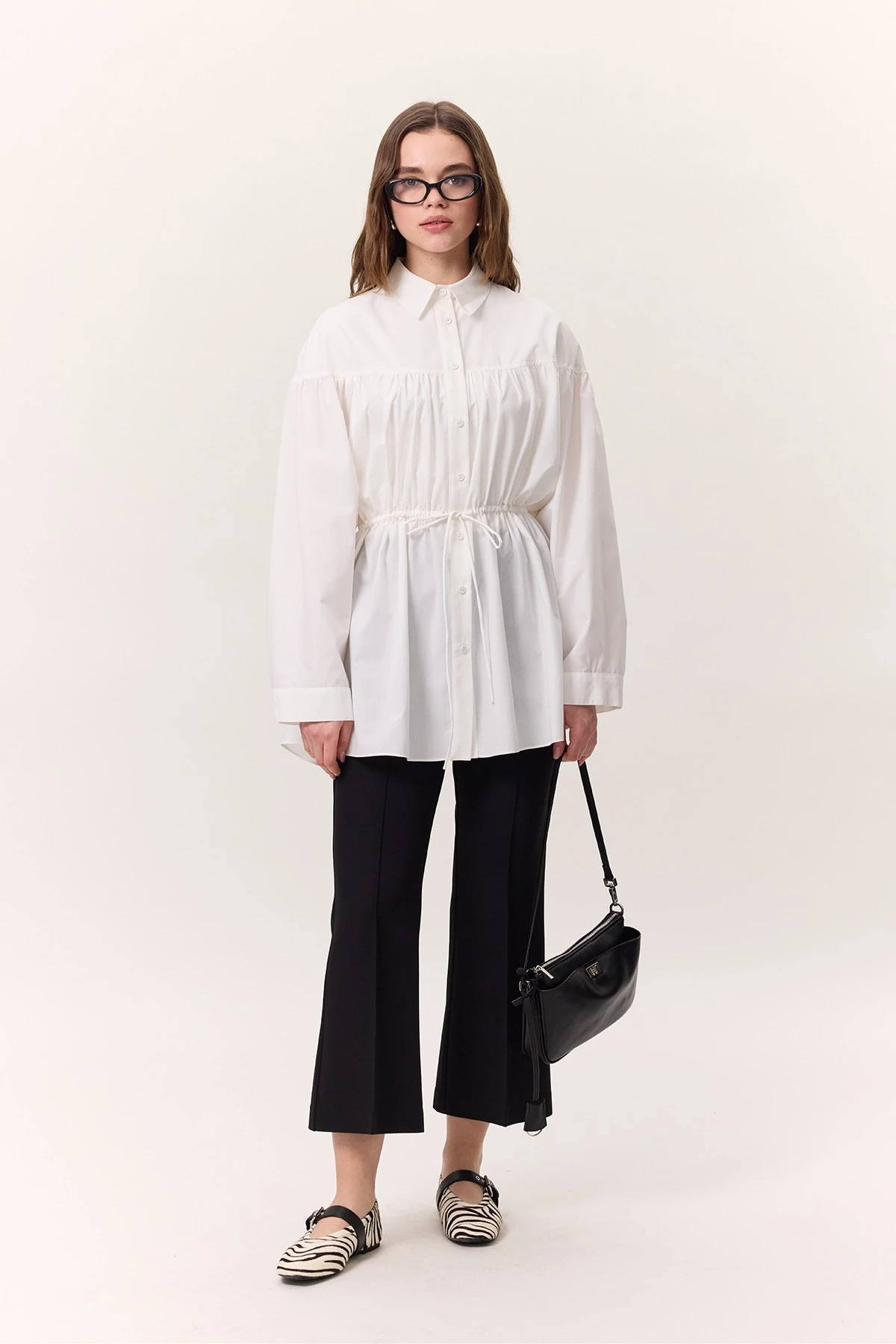 DRESSING DETAIL TUNIC ECRU