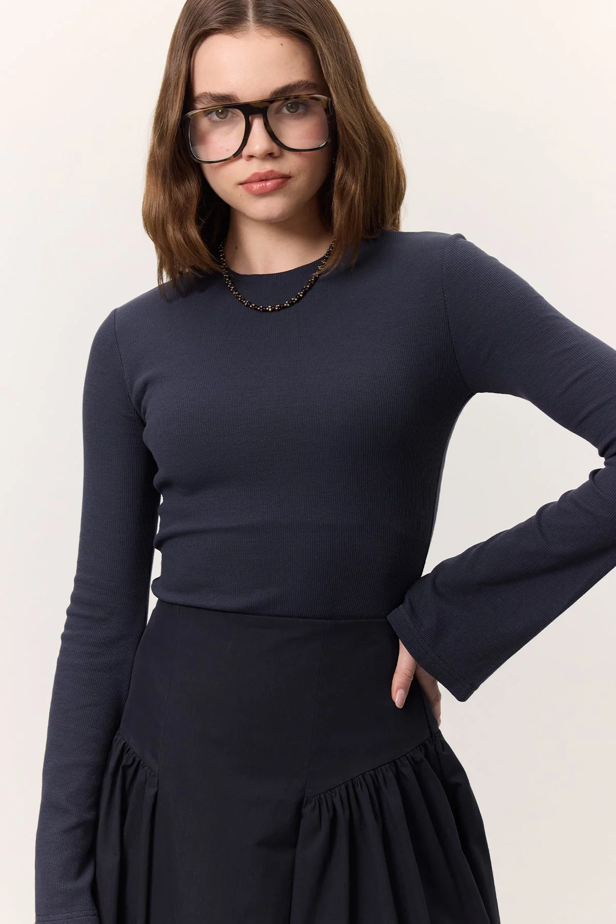 EVAZE BODY WITH SLEEVES NAVY BLUE EVAZE BODY WITH SLEEVES NAVY BLUE