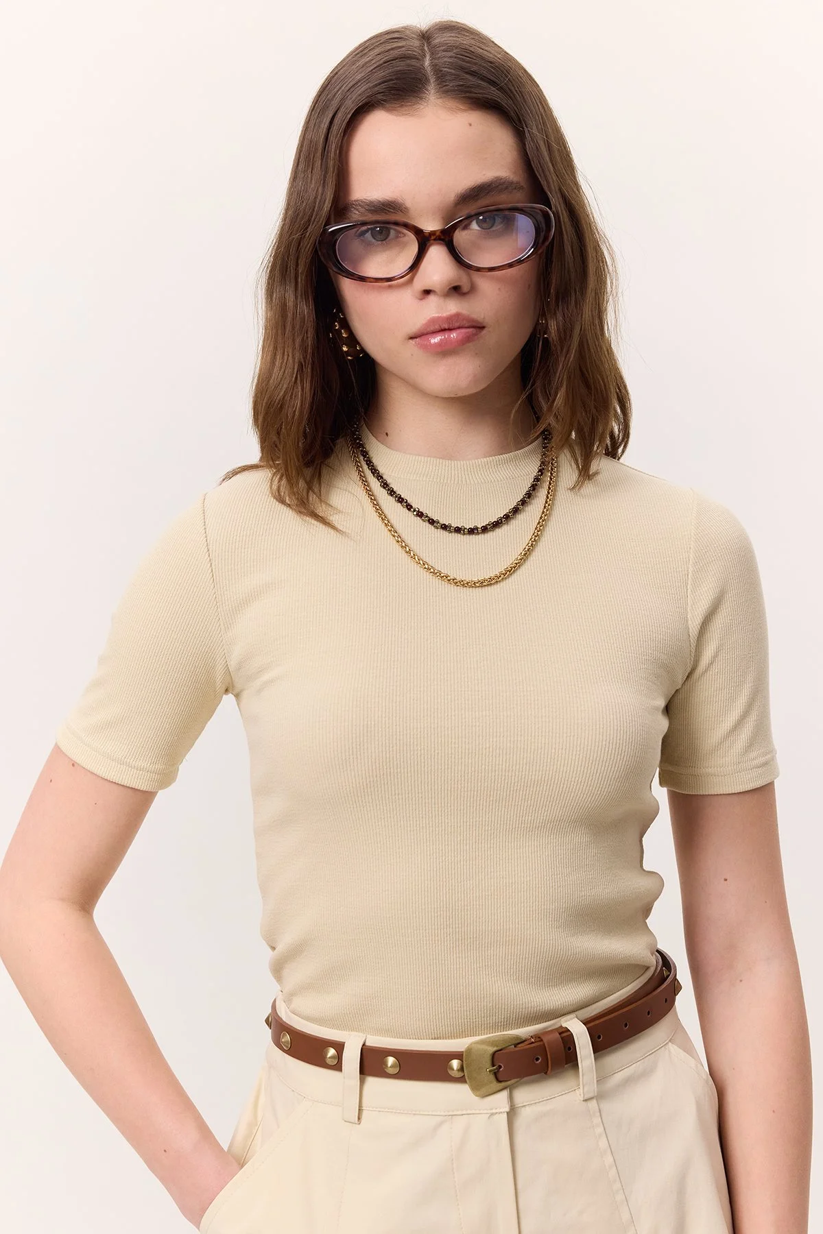 KISA KOLLU RIBANA BODY BEJ