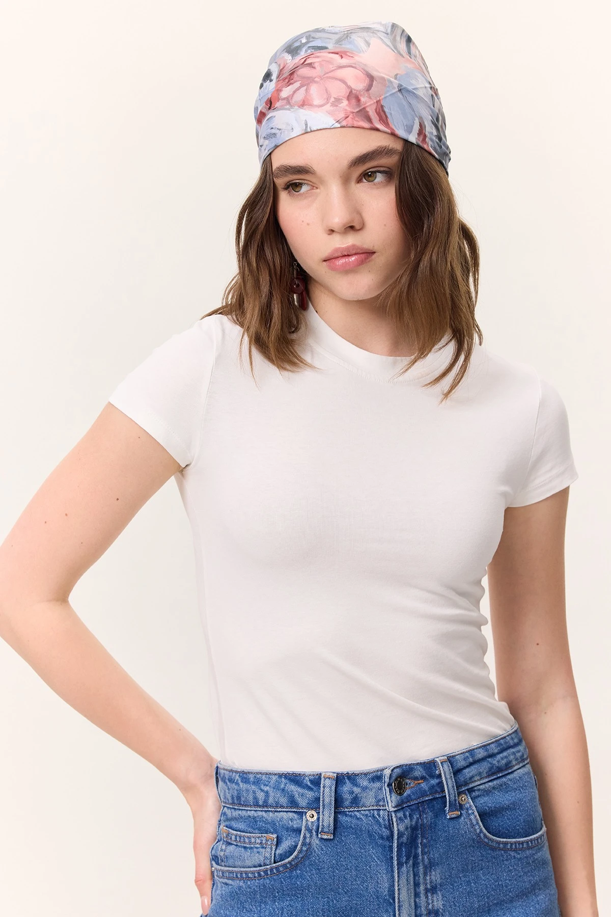 SHORT SLEEVE LYCRA BODY ECRU SHORT SLEEVE LYCRA BODY ECRU