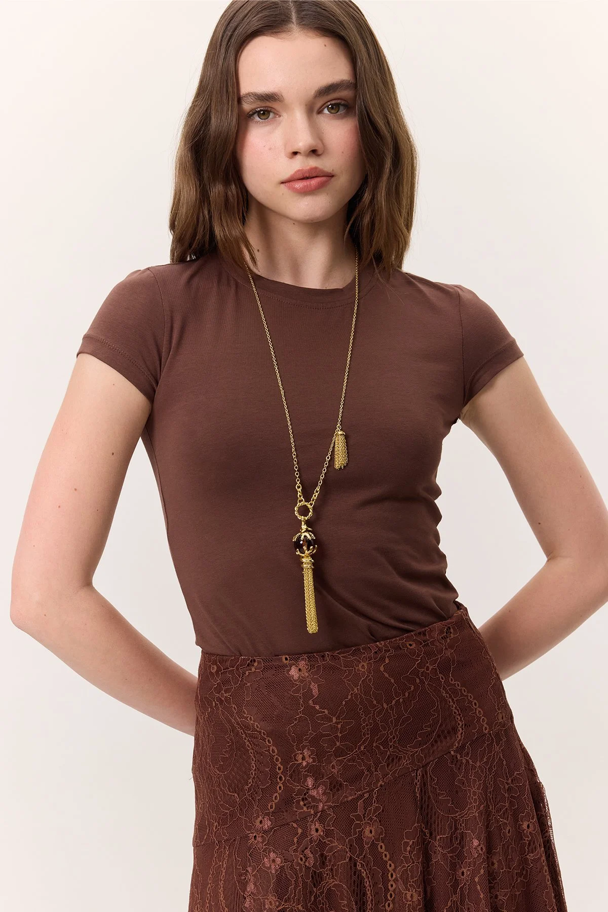 SHORT SLEEVE LYCRA BODY BROWN SHORT SLEEVE LYCRA BODY BROWN