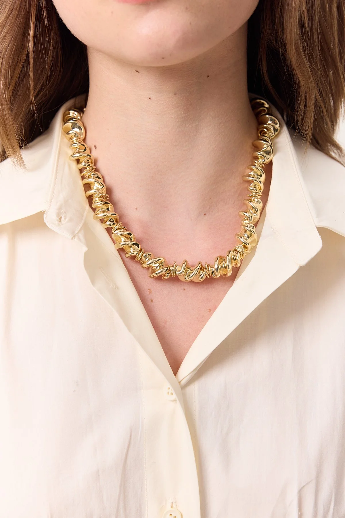 TWIST MODEL NECKLACE GOLD