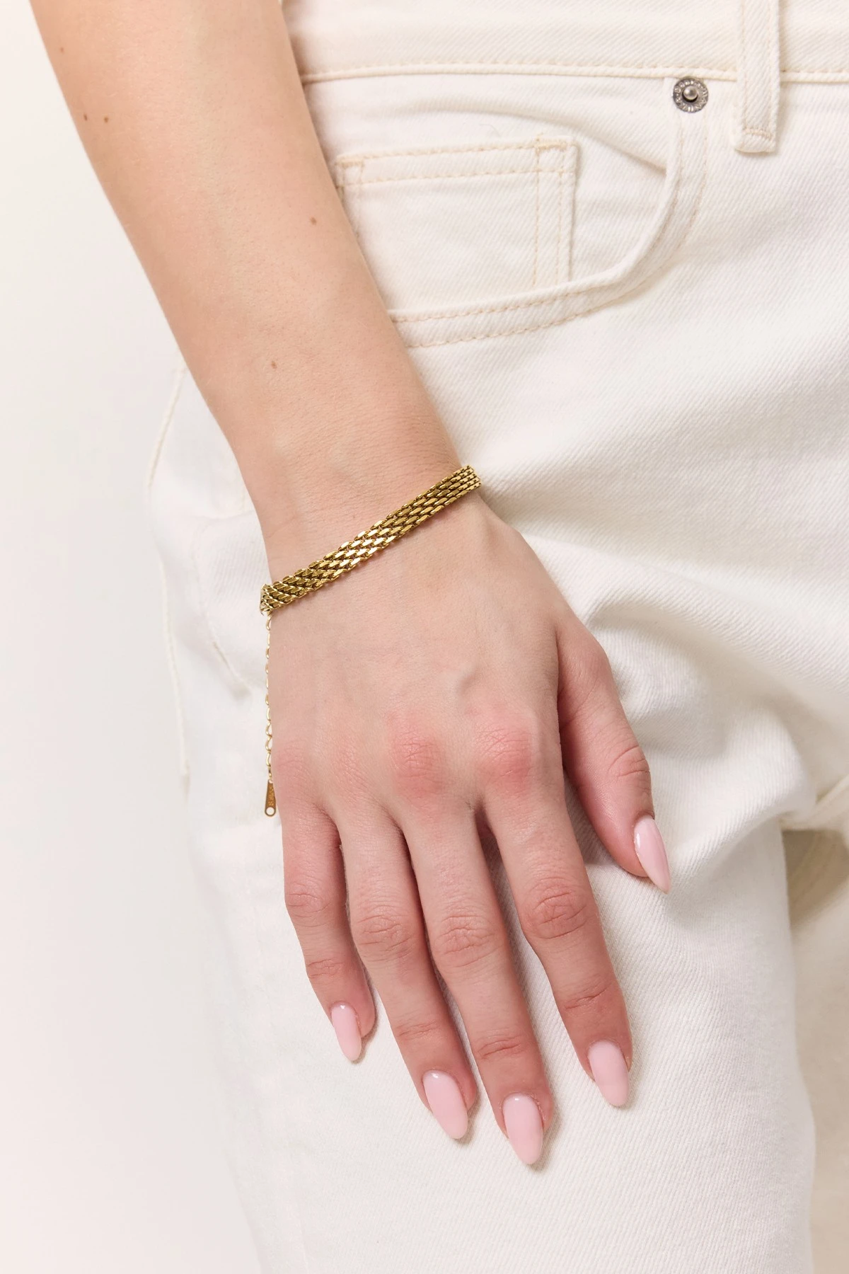 WICKER BRACELET GOLD