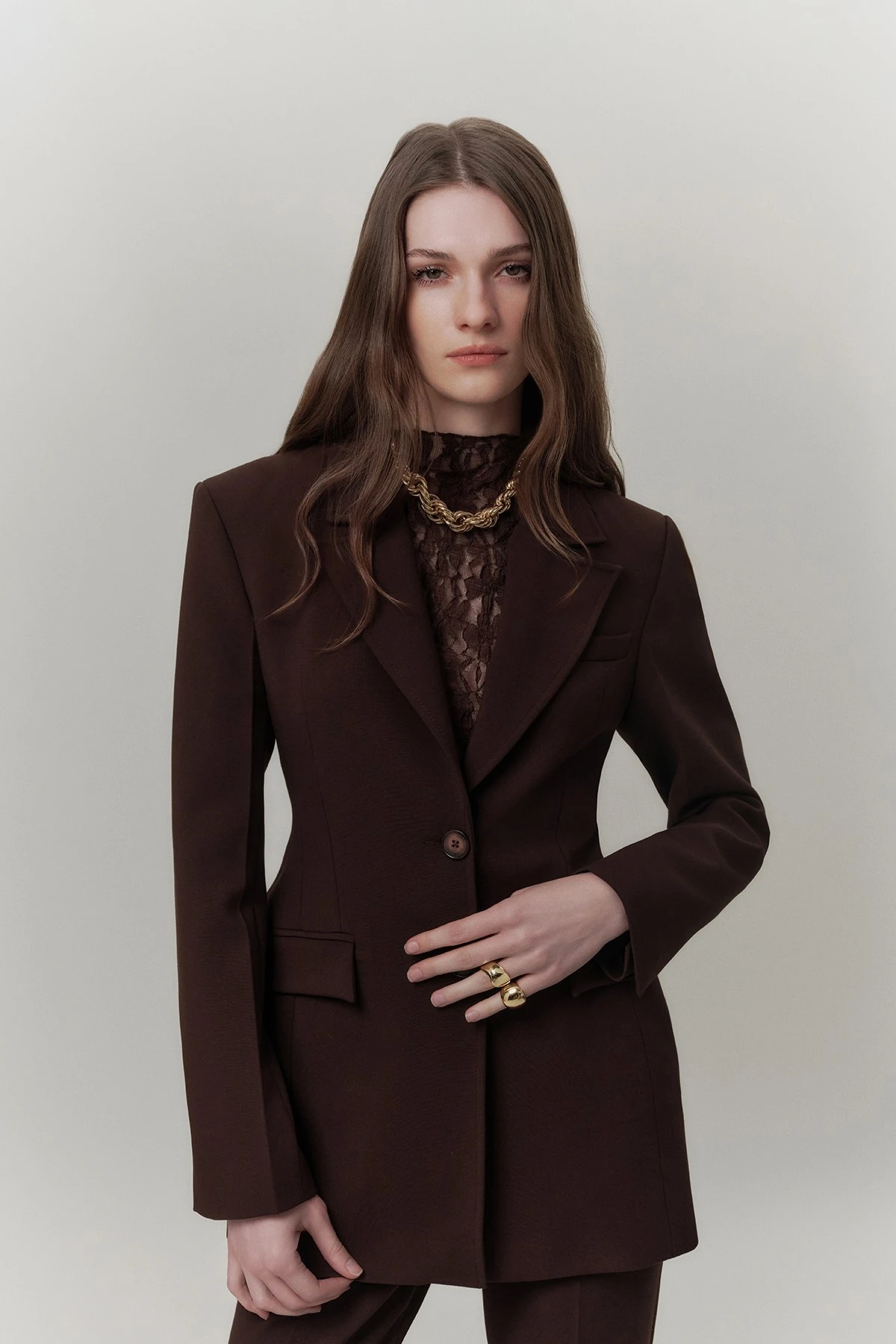 PREMIUM VATKALI FIT CEKET KAHVERENGİ PREMIUM VATKALI FIT CEKET KAHVERENGİ