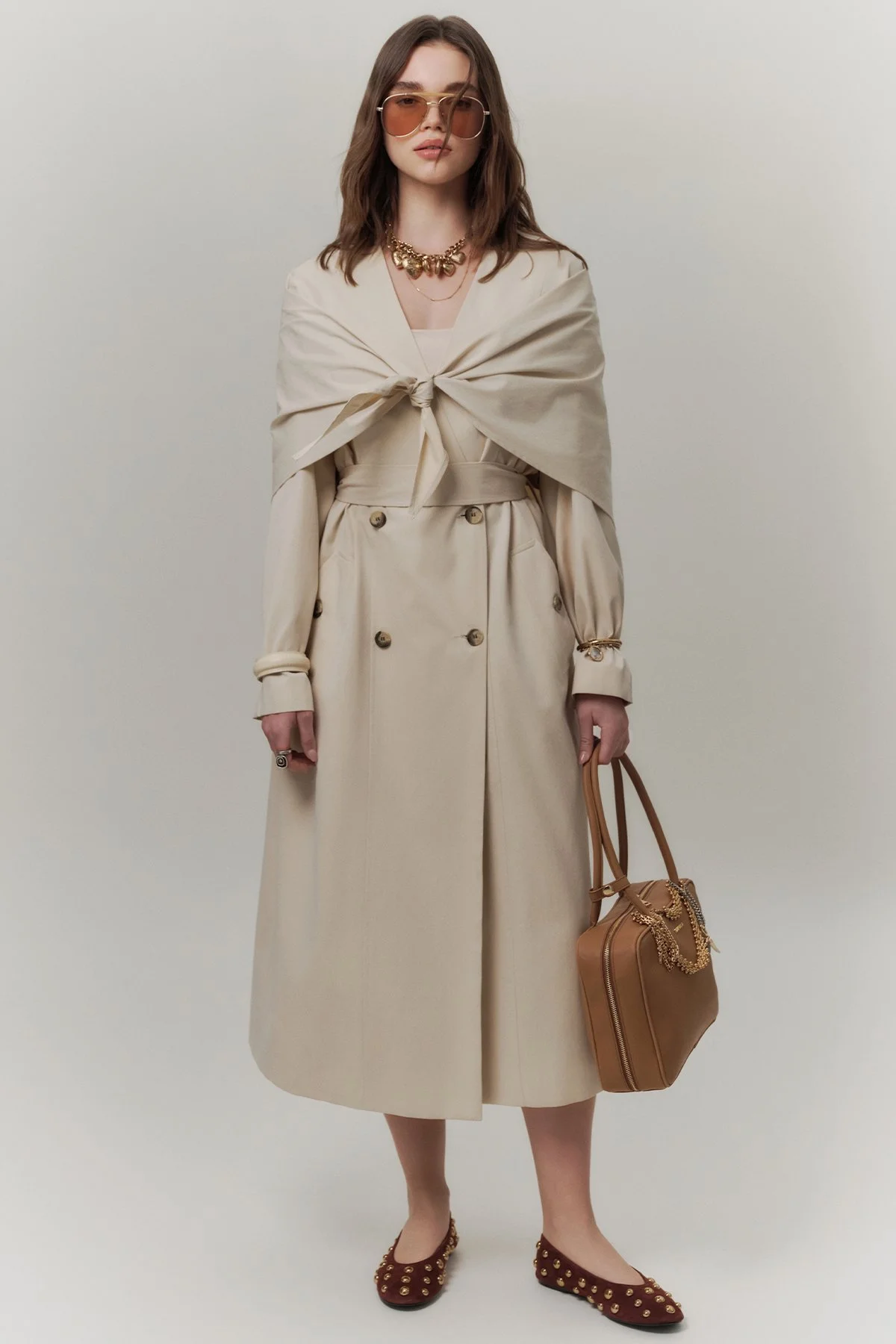 SIMONA TOTE ÇANTA CAMEL