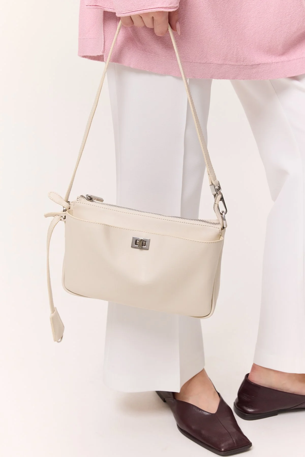 ARTE MINI BAGUETTE BAG BEIGE