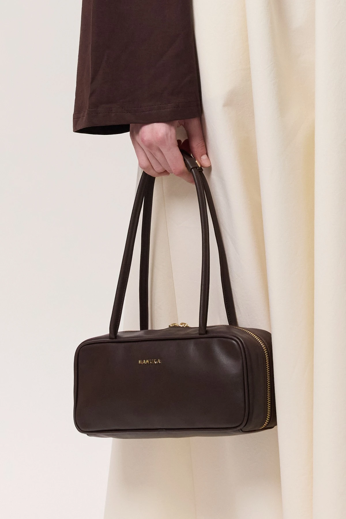 SIMONA BAGET ÇANTA KAHVERENGİ