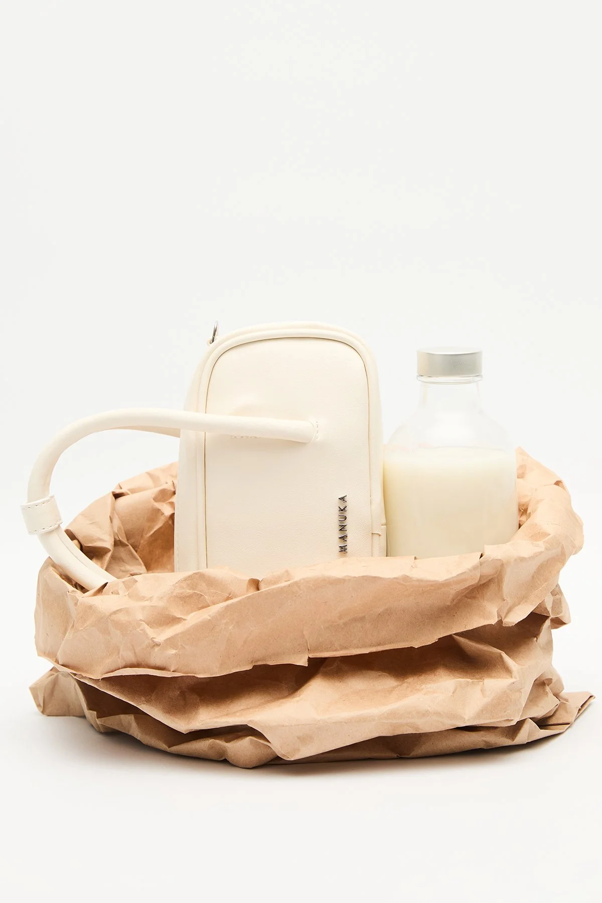 MİNİ BOWLING ÇANTA VANİLYA