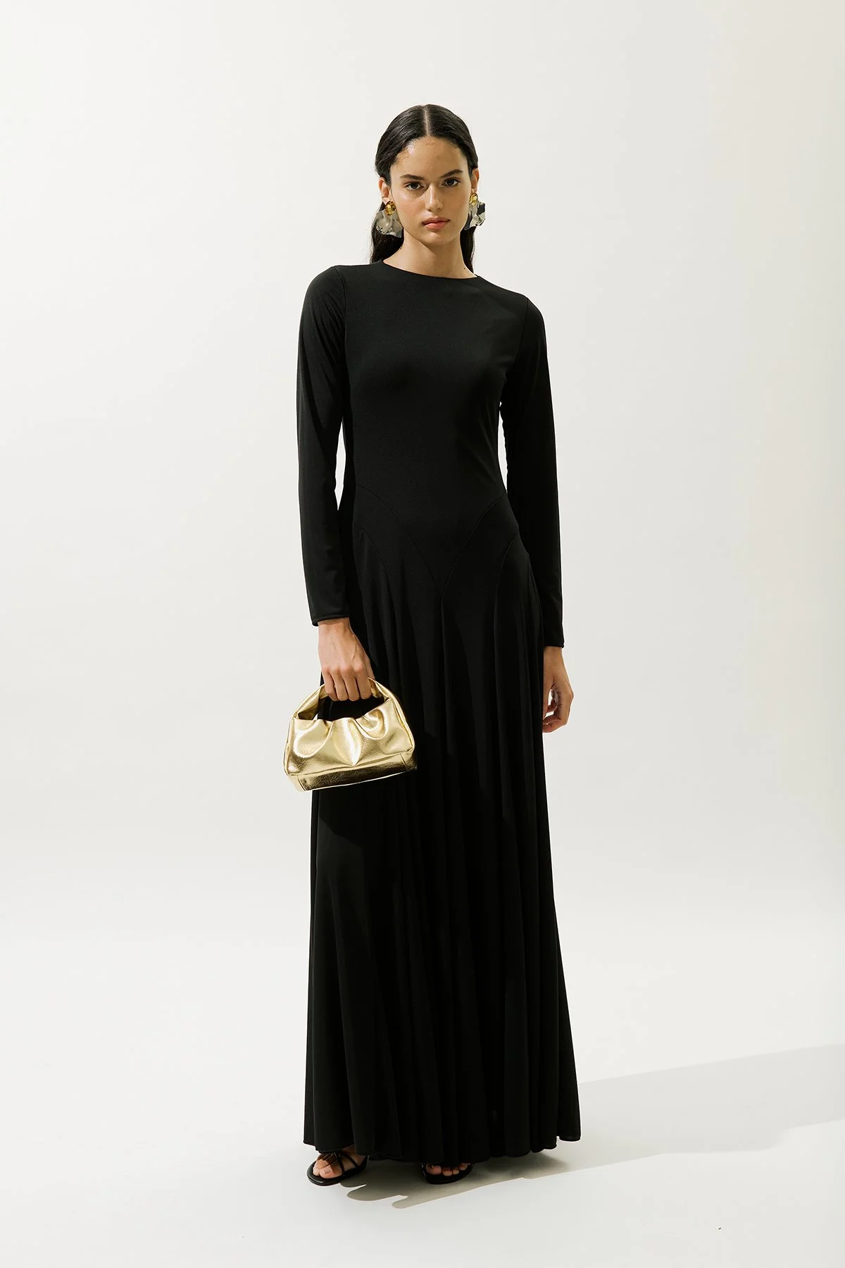 ASIA ABİYE ELBİSE SİYAH