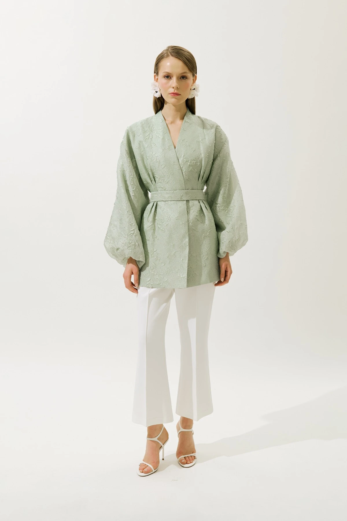 JAKAR ORGANZE KİMONO MİNT