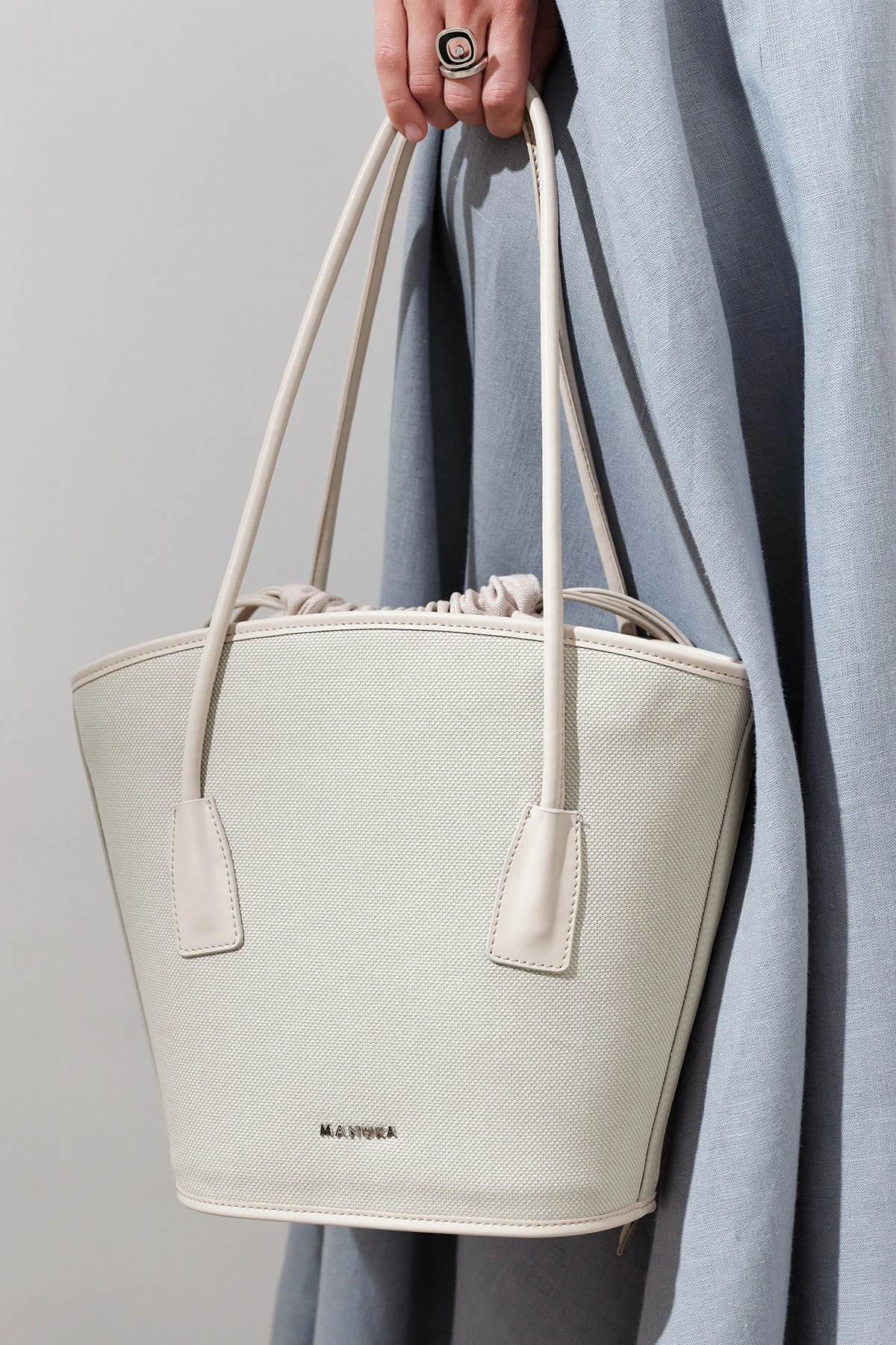 CANVAS BUCKET BAG CAGLA