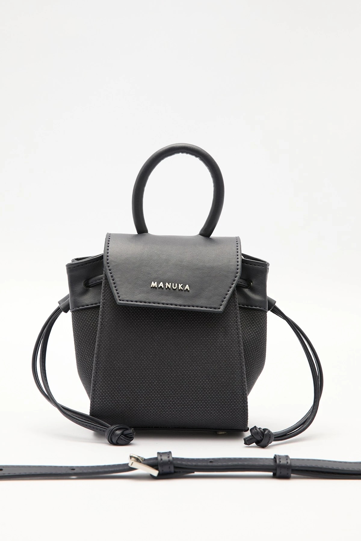 CANVAS COVER MINI BAG NAVY BLUE