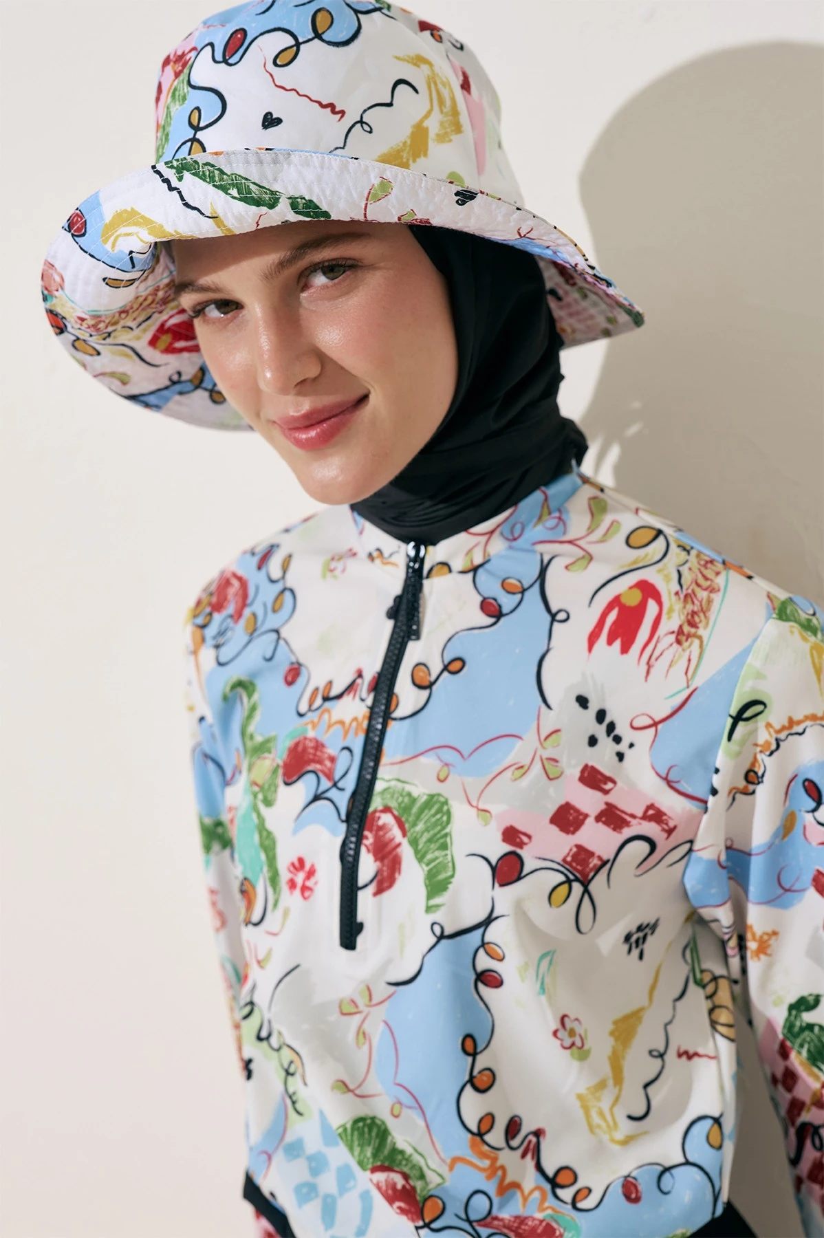 EŞARP DETAYLI BUCKET ŞAPKA SUMMER