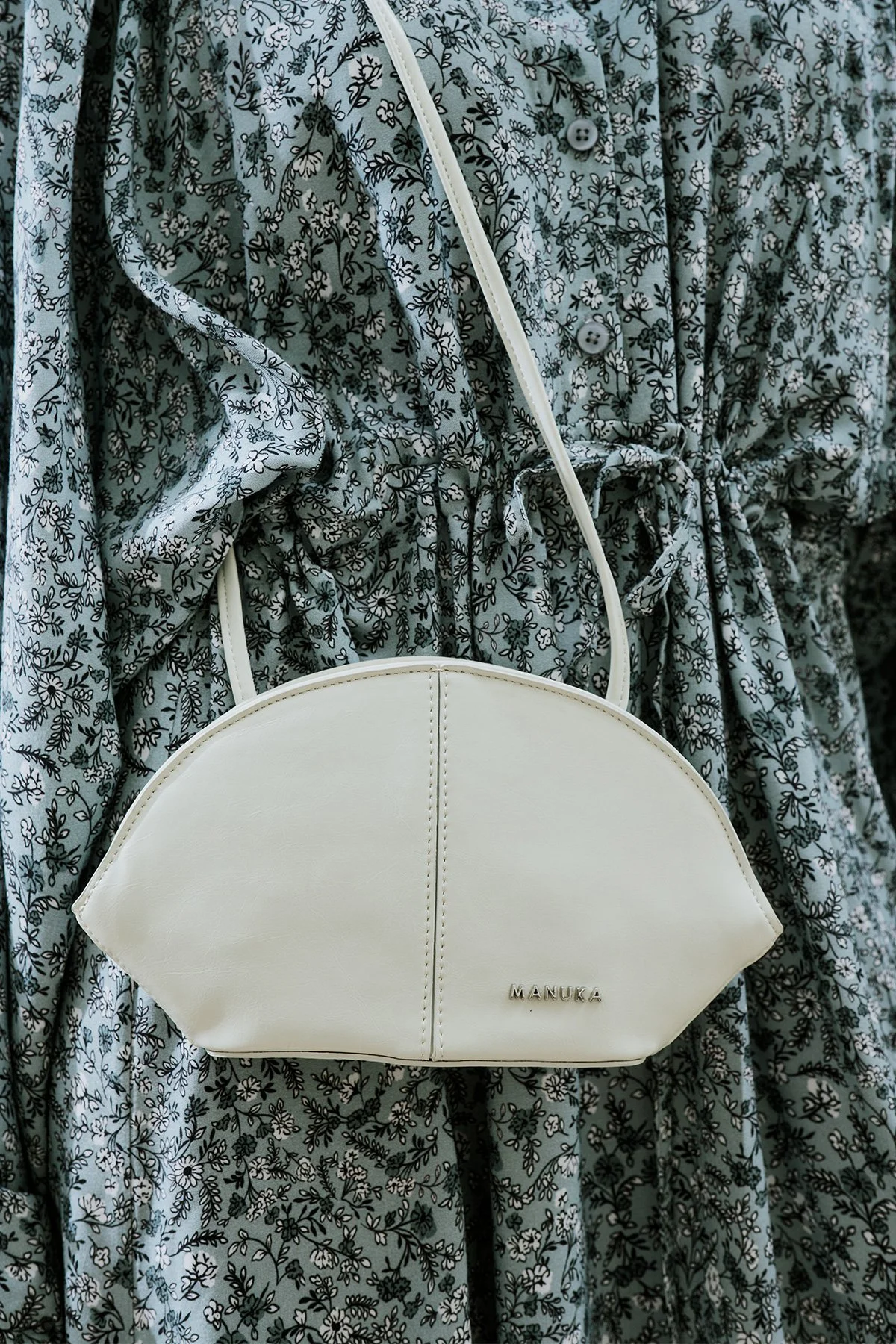 POLLY ICE BLUE BAG WITH TIE DETAIL