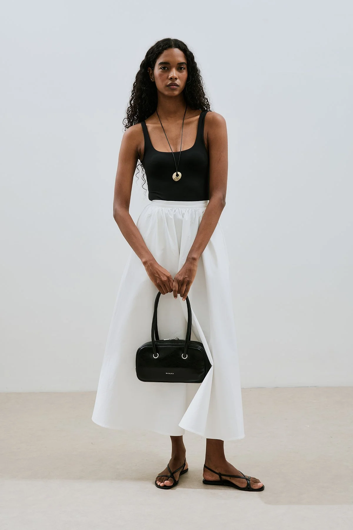 ROLLED PREMIUM SKIRT ECRU ROLLED PREMIUM SKIRT ECRU