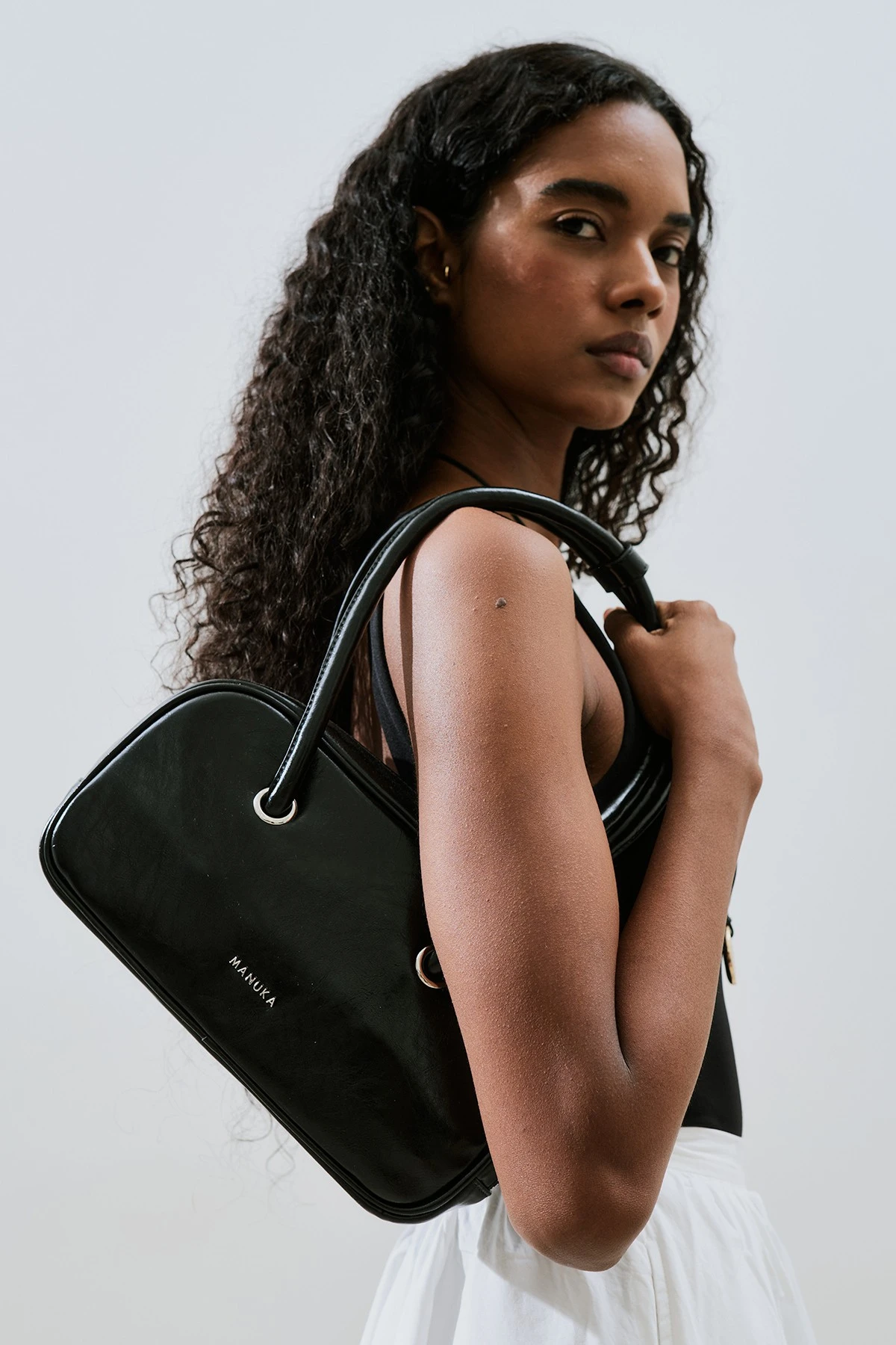 KYOMI BAGET ÇANTA BLACK TEA