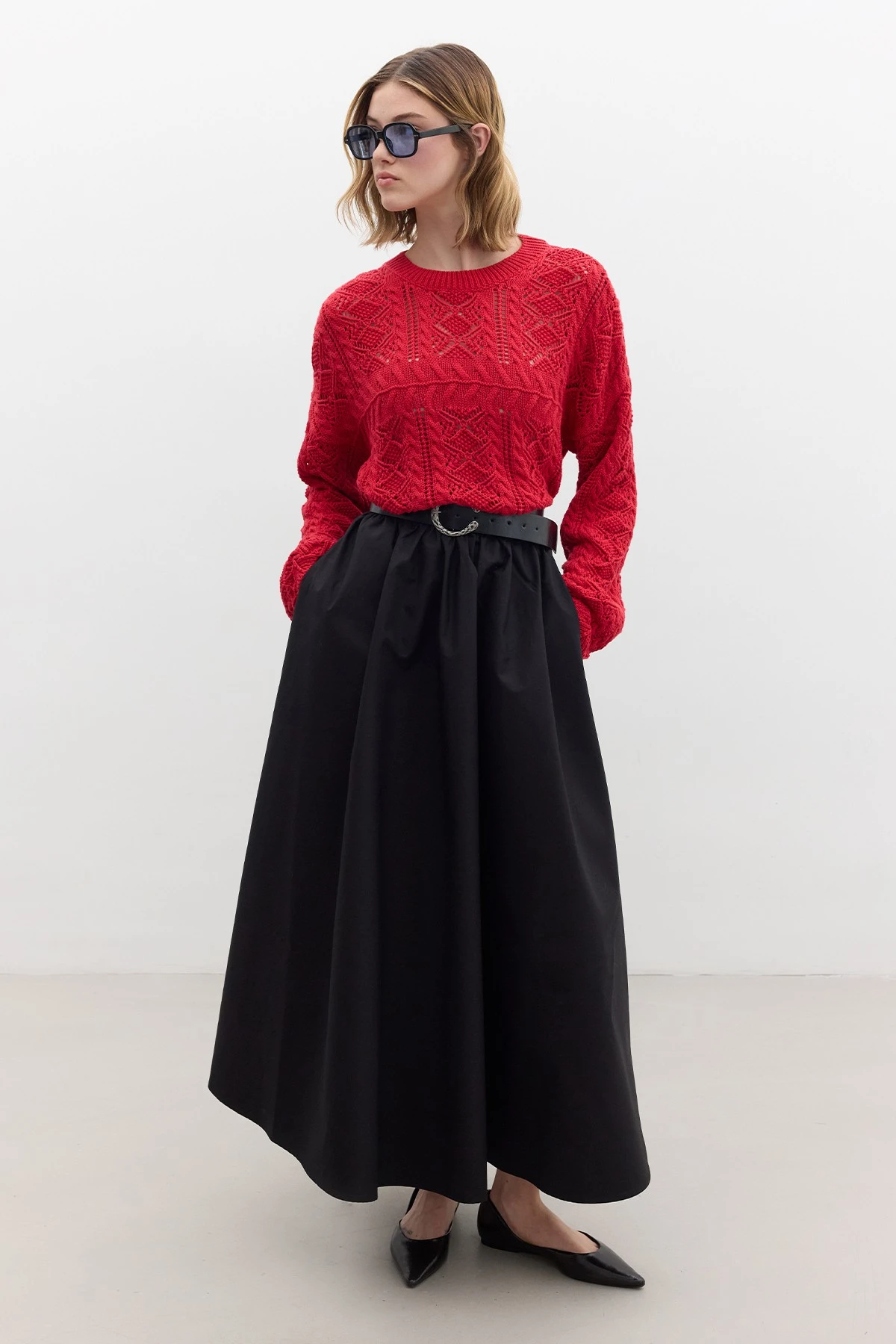 ROLLED PREMIUM SKIRT BLACK ROLLED PREMIUM SKIRT BLACK