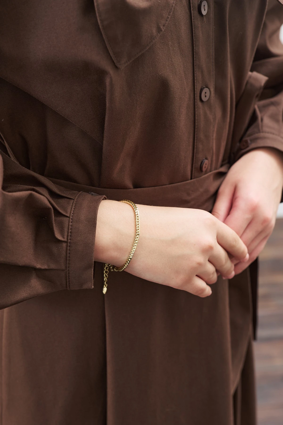 THICK CHAIN BİLEKLİK GOLD