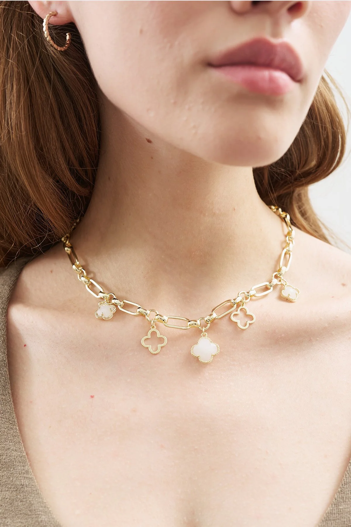 YONCA CHARMLI KOLYE GOLD