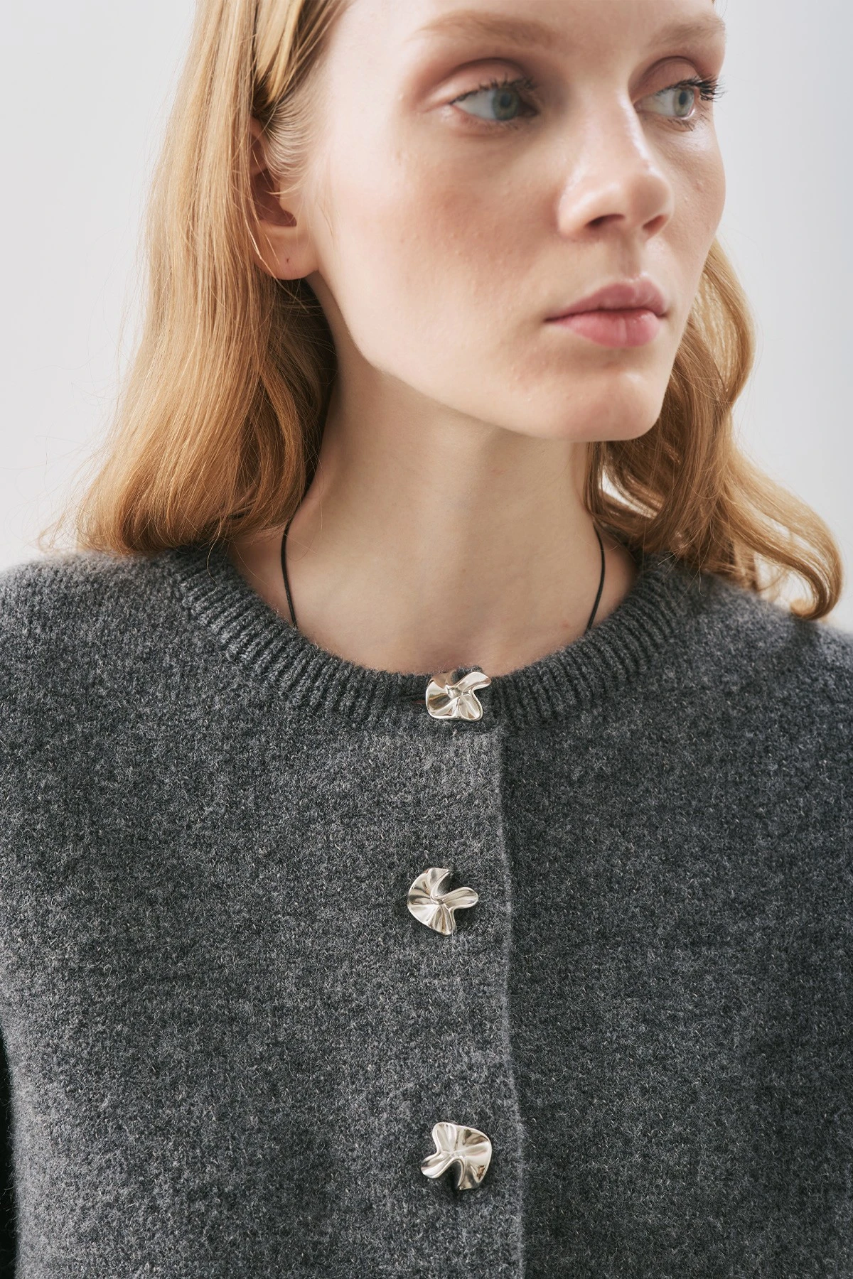 DÜĞME DETAYLI HIRKA ANTRASİT