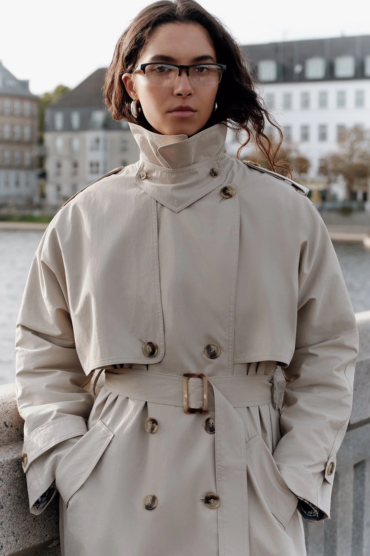 ZURICH OVERSIZE TRENCH COAT SAND