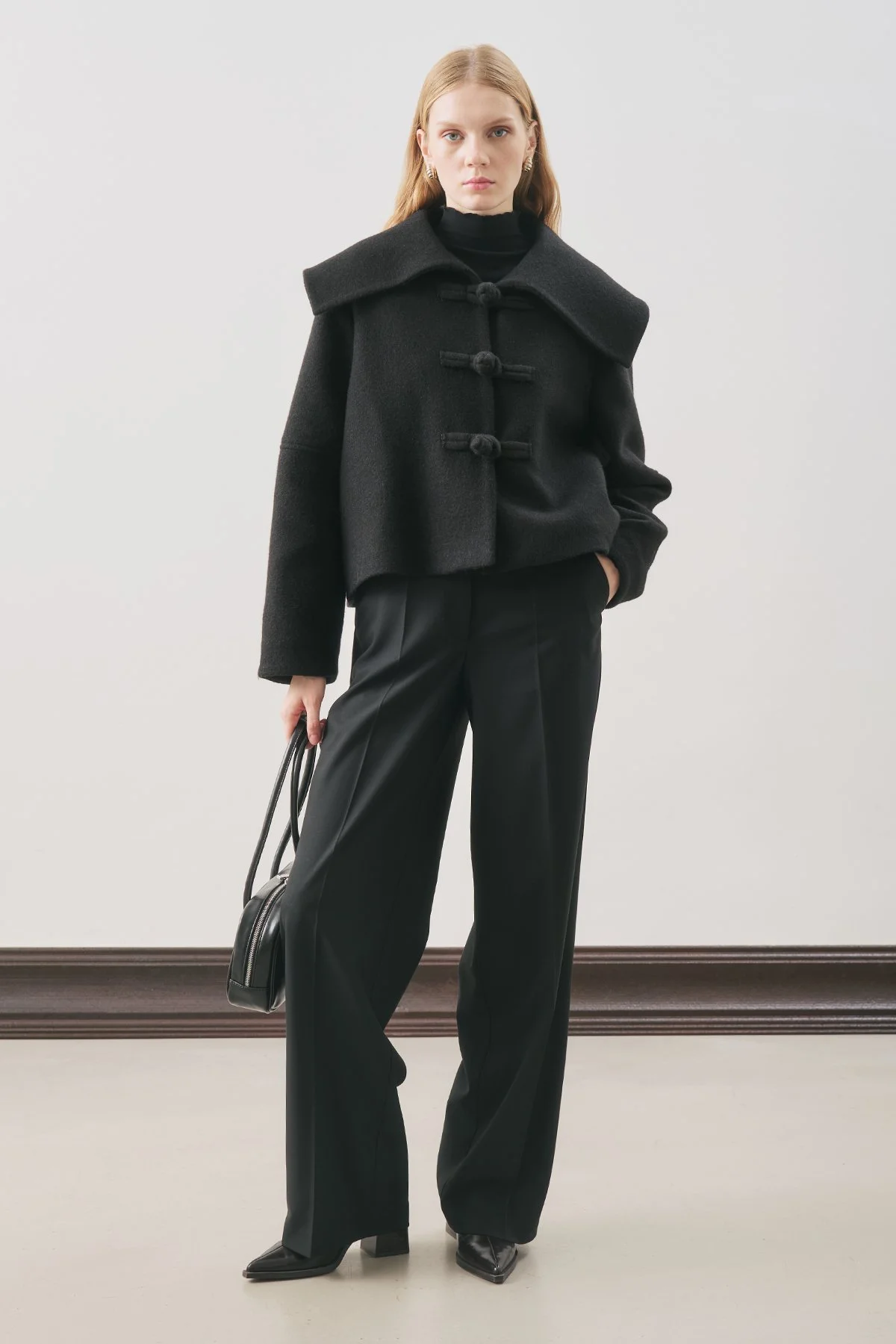 ISABEL KISA KAŞE CEKET SİYAH