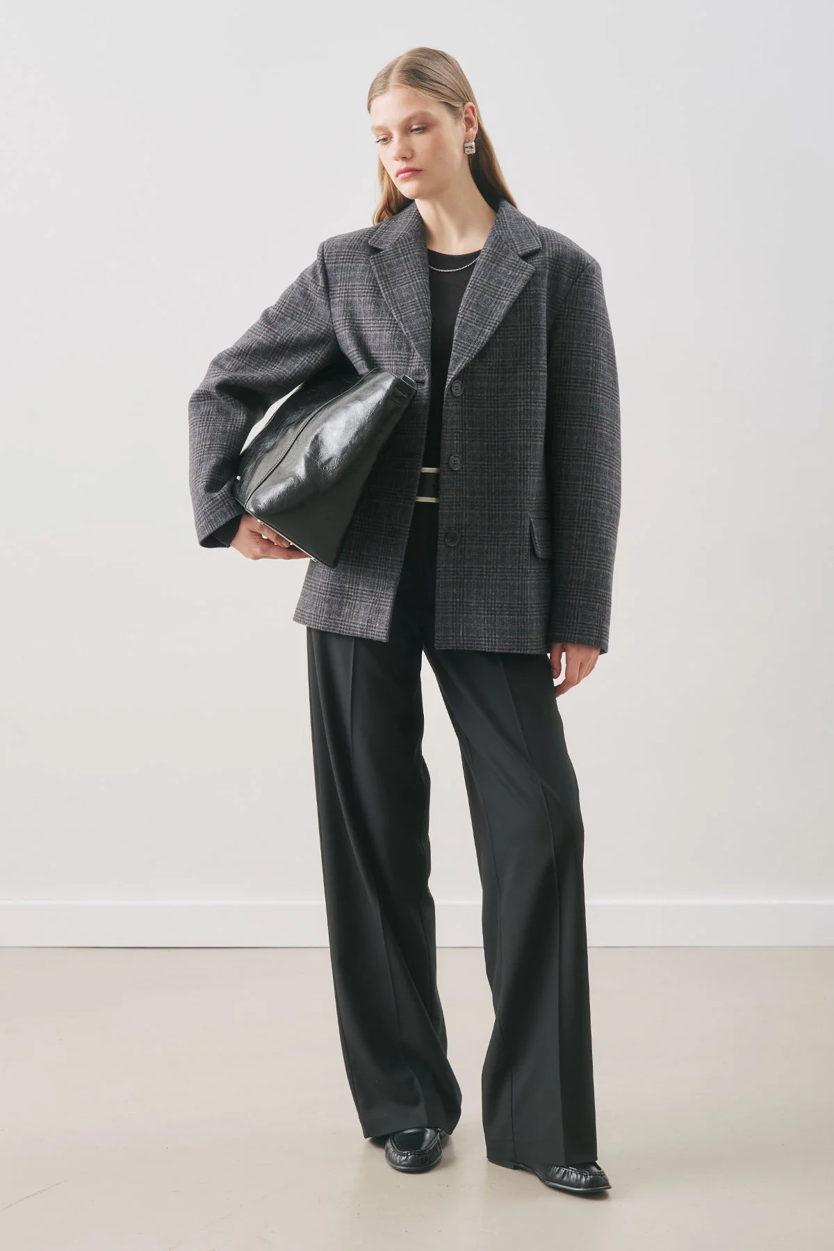 NORRIS YÜN BLAZER CEKET GREY CHECK