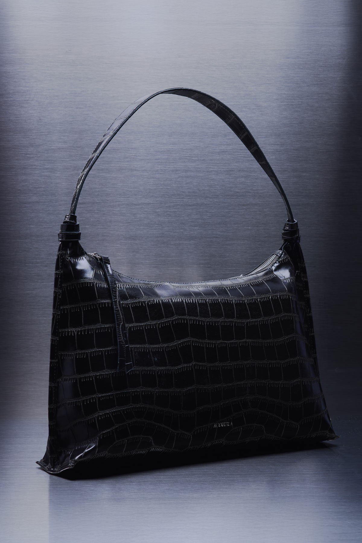 TİMSAH DERİ TOTE ÇANTA KAHVERENGİ