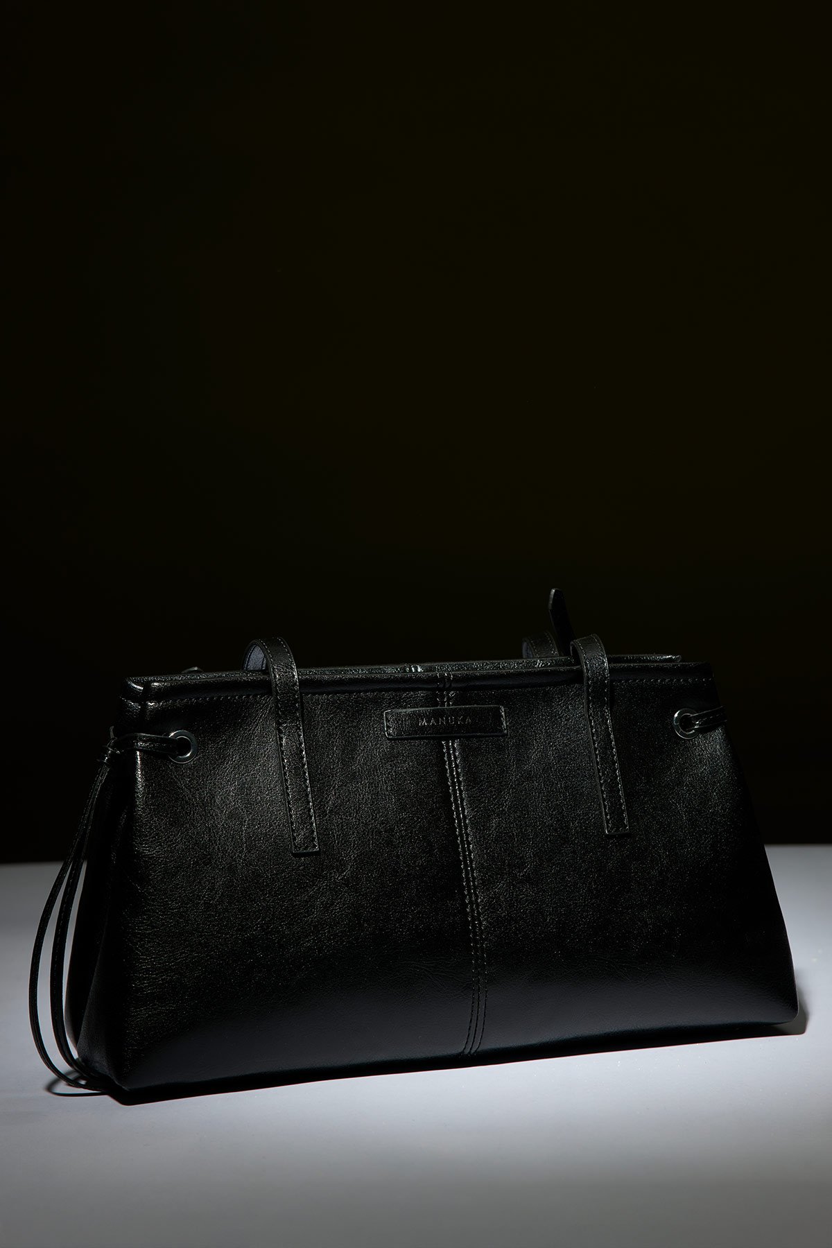 STRIPED DETAIL BAG BLACK