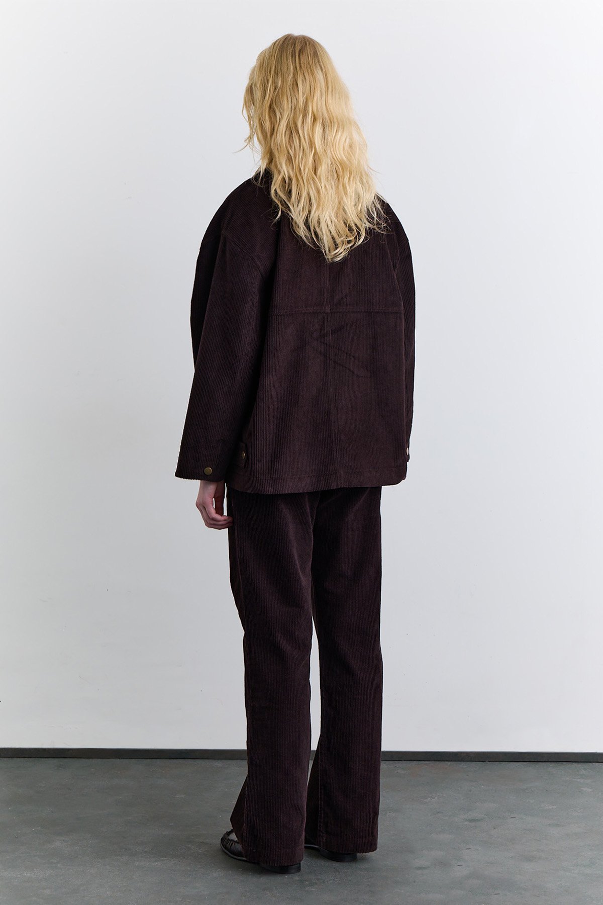 KADİFE WORKER CEKET KAHVERENGİ - 6