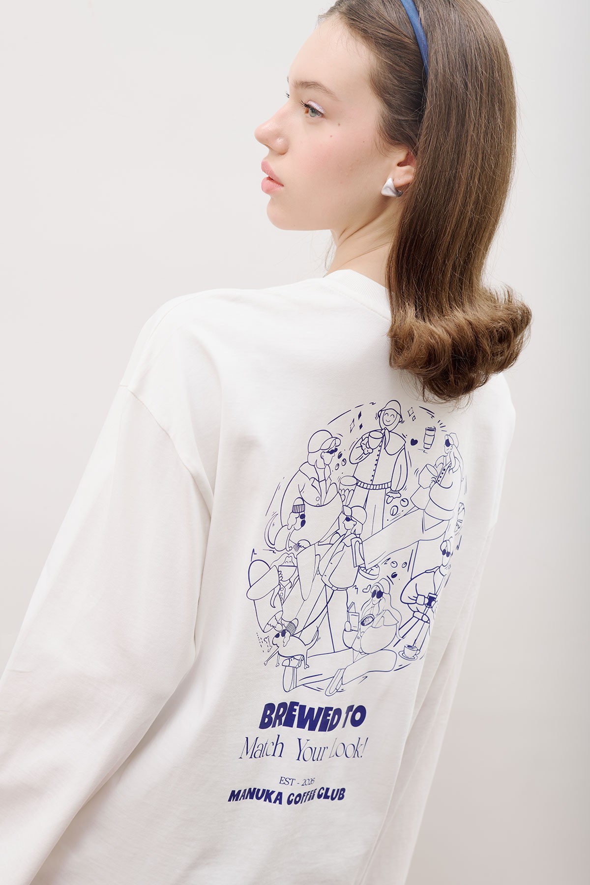 MANUKA COFFEE CLUB TSHIRT EKRU