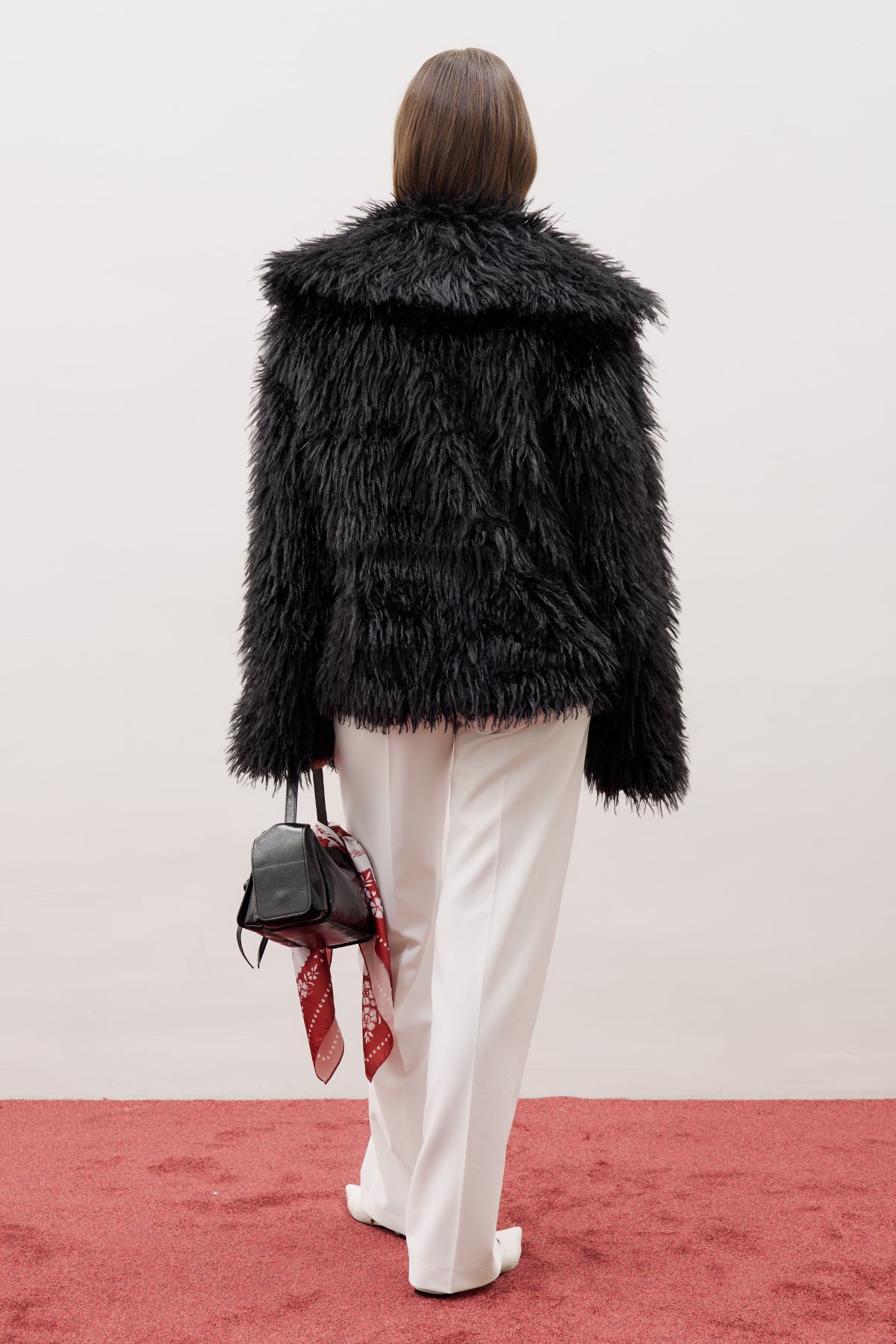 MARA FUR JACKET BLACK - 7