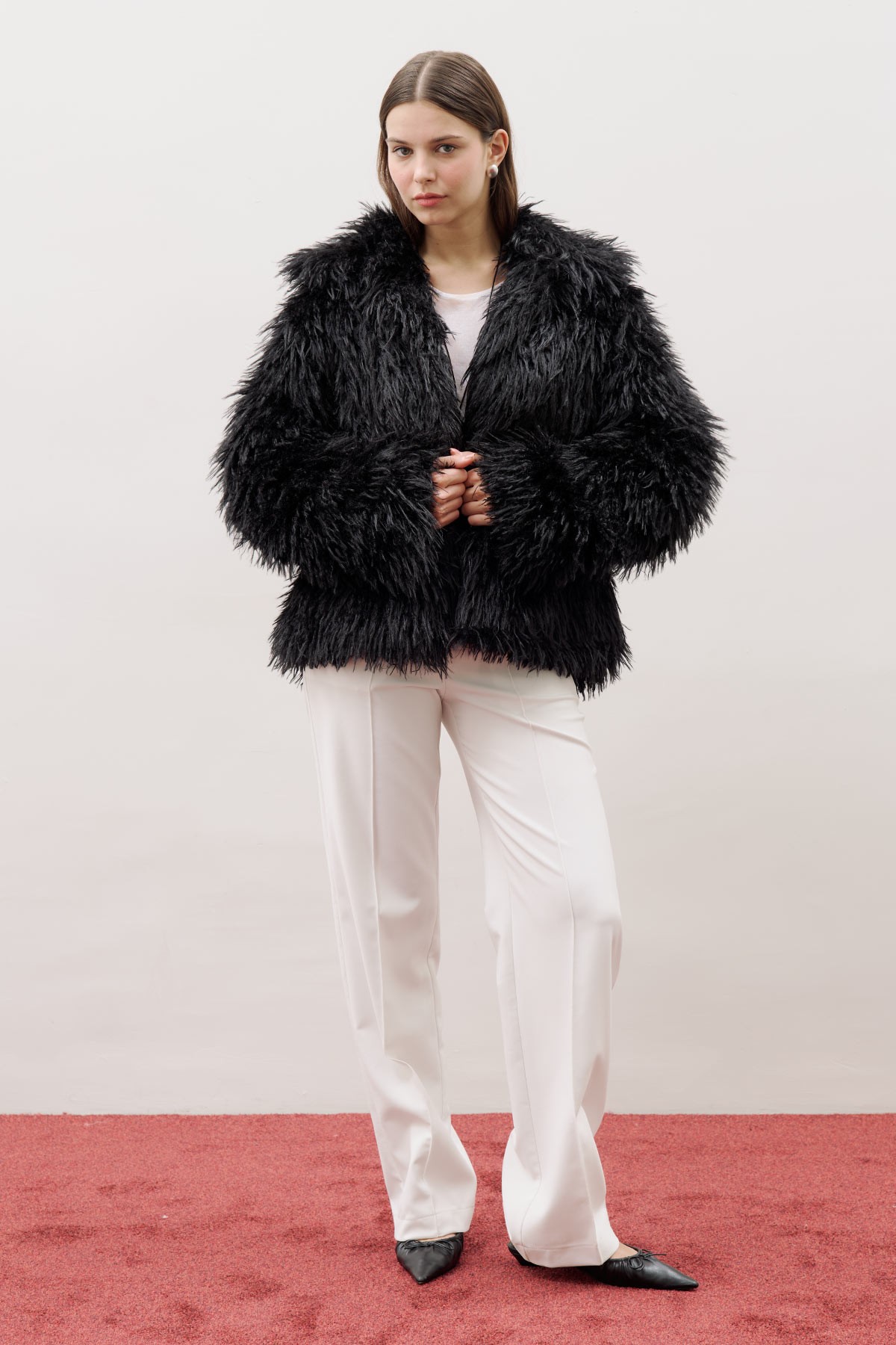 MARA FUR JACKET BLACK - 6